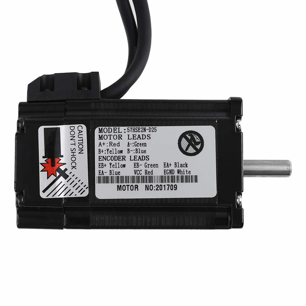 HSS57 Schrittmotortreiber Controller Hybrid-Servotreiber und 57HSE2N-D25 Nema 23 2N.m Schrittmotor mit geschlossenem Regelkreis