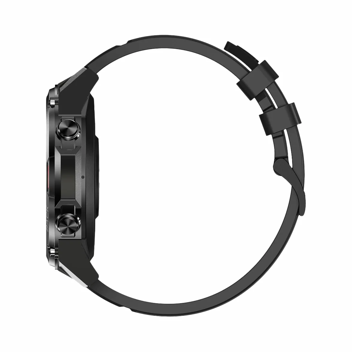 Maxcom - FW63 Cobalt Pro Smartwatch – zegarek fitness i sportowy – dla mężczyzn – wodoodporny – z monitorowaniem ciśnienia krwi, tętna i snu – wytrzymały – bardzo mocny akumulator – okrągły – z gumową