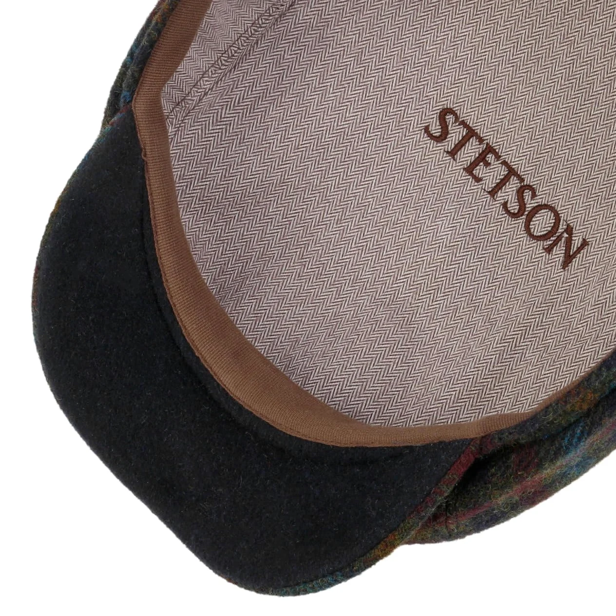 Stetson Hatteras Haworth Wool płaska czapka z daszkiem czapka balonowa męska – Made in The EU z daszkiem, na jesień, zimę, jesień i zimę
