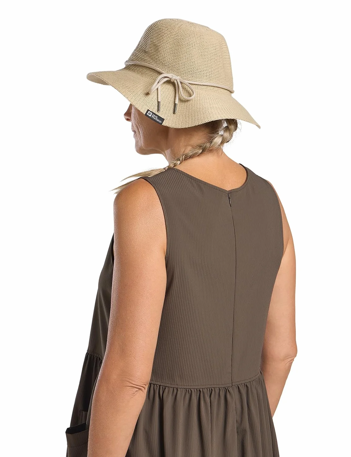 Jack Wolfskin Kobiety W 1908432_5420 Kapelusz Panama, Naturalny, Rozmiar uniwersalny