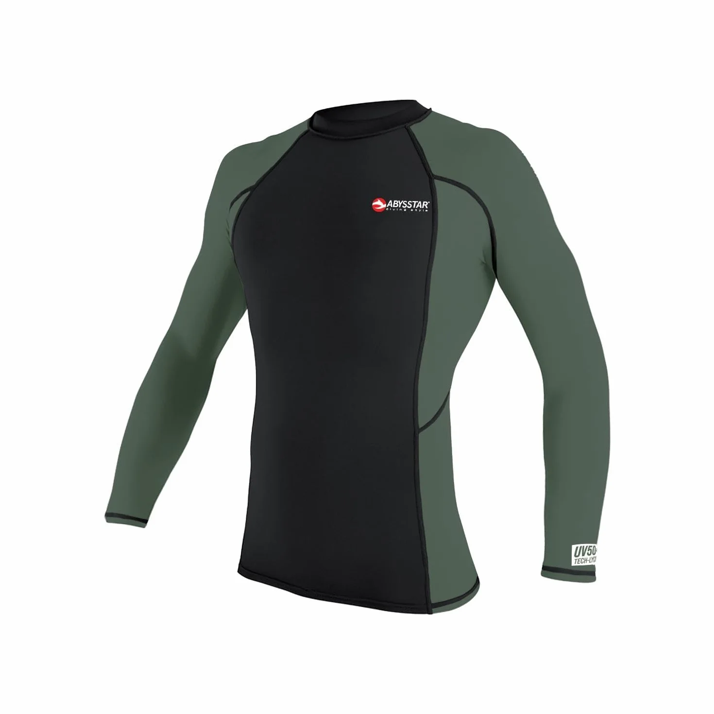 Abysstar Rash Guard Long Sleeve Lycra Men - Malibu #XL