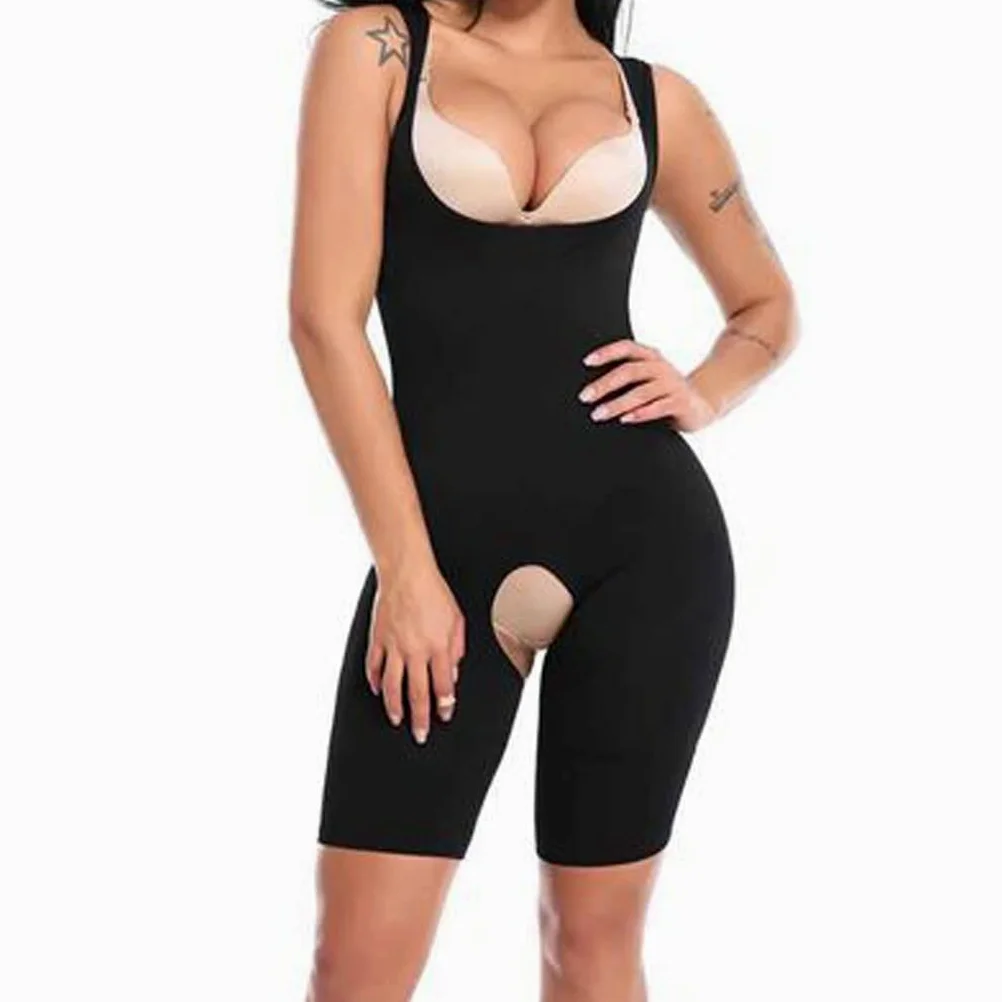 Bielizna modelująca damskie urządzenie do modelowania sylwetki wyszczuplające body z otwartym kroczem gorset bielizna modelująca