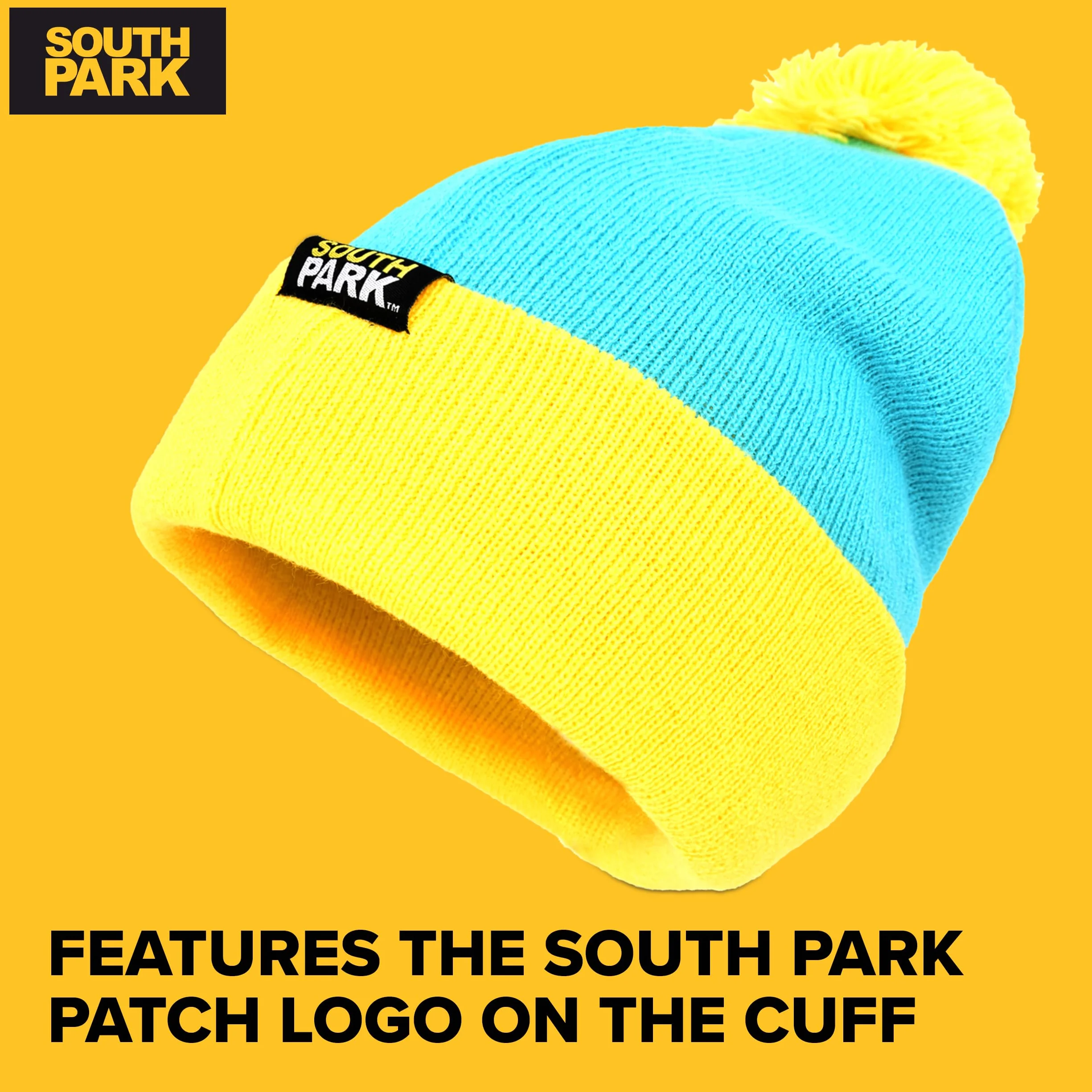Concept One Czapka beanie Mężczyźni South Park Character Cosplay Headwear, Stan Marsh, Kyle Broflovski, Eric Cartman, and Kenny Mccormick Designs