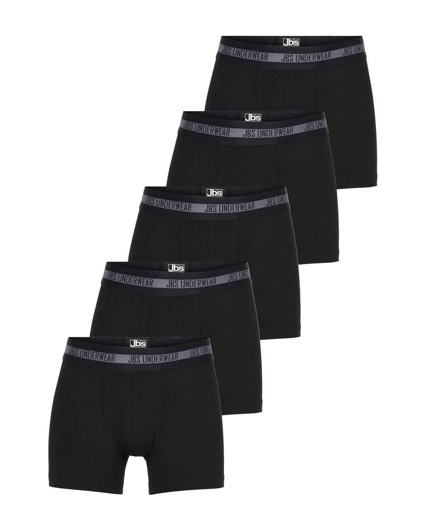 jbs Bamboo Boy Pants zestaw 10 sztuk, czarne, 140, 9-10 lat