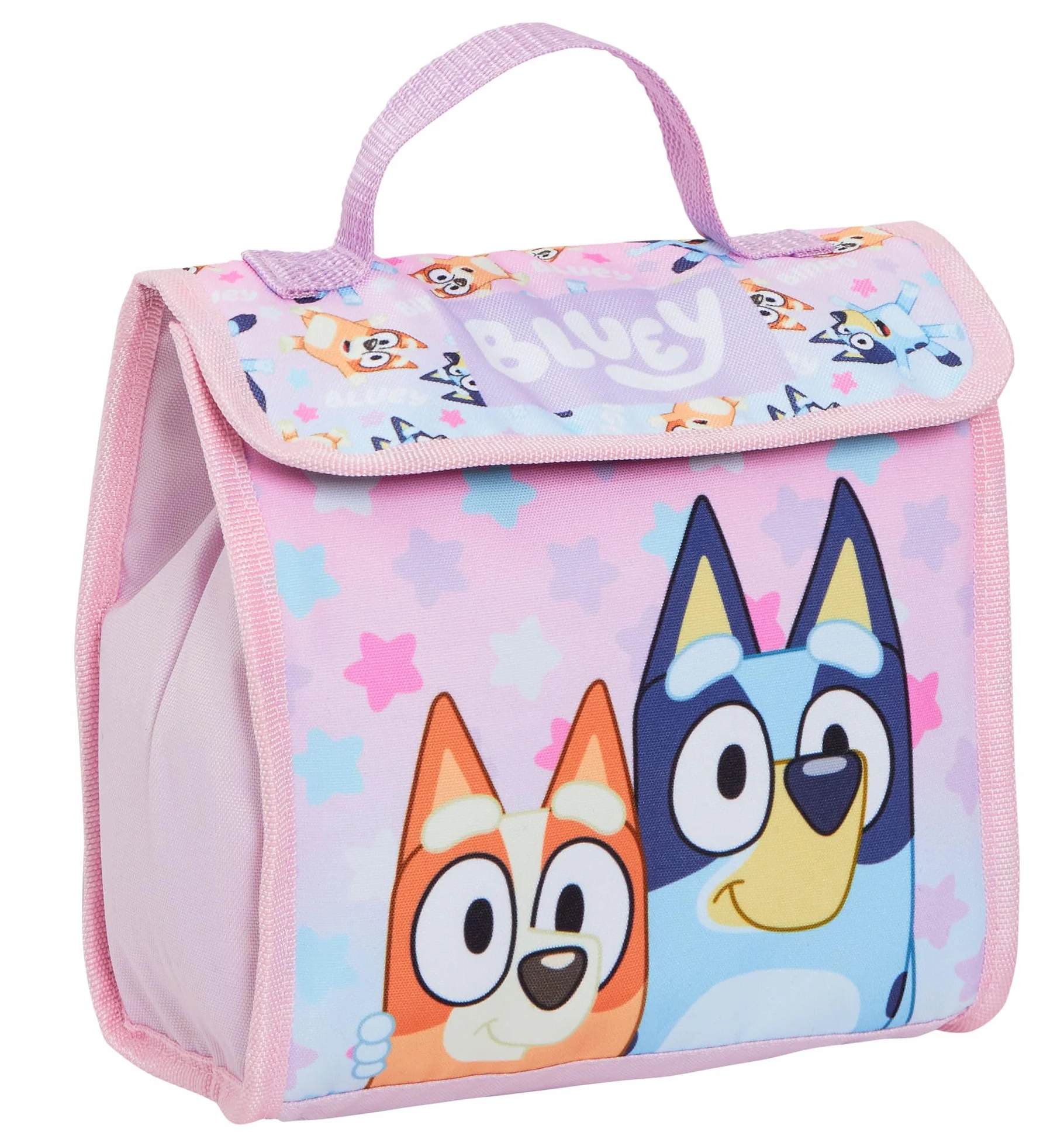 Plecak Bluey zestaw 3-częściowy różowy torba na lunch piórnik