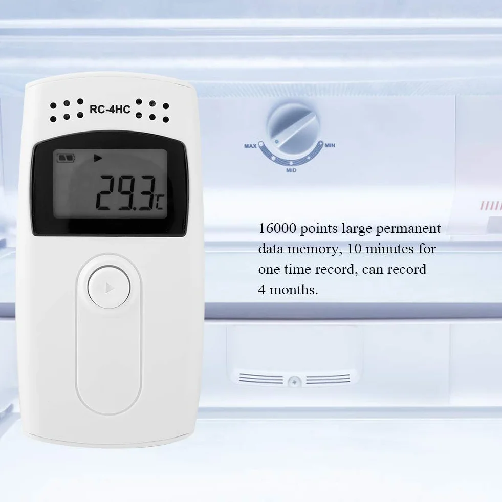 Precyzyjny rejestrator danych temperatury i wilgotności USB Wyświetlacz LCD Termometr Rejestrator temperatury Wskaźnik rejestrowania temperatury