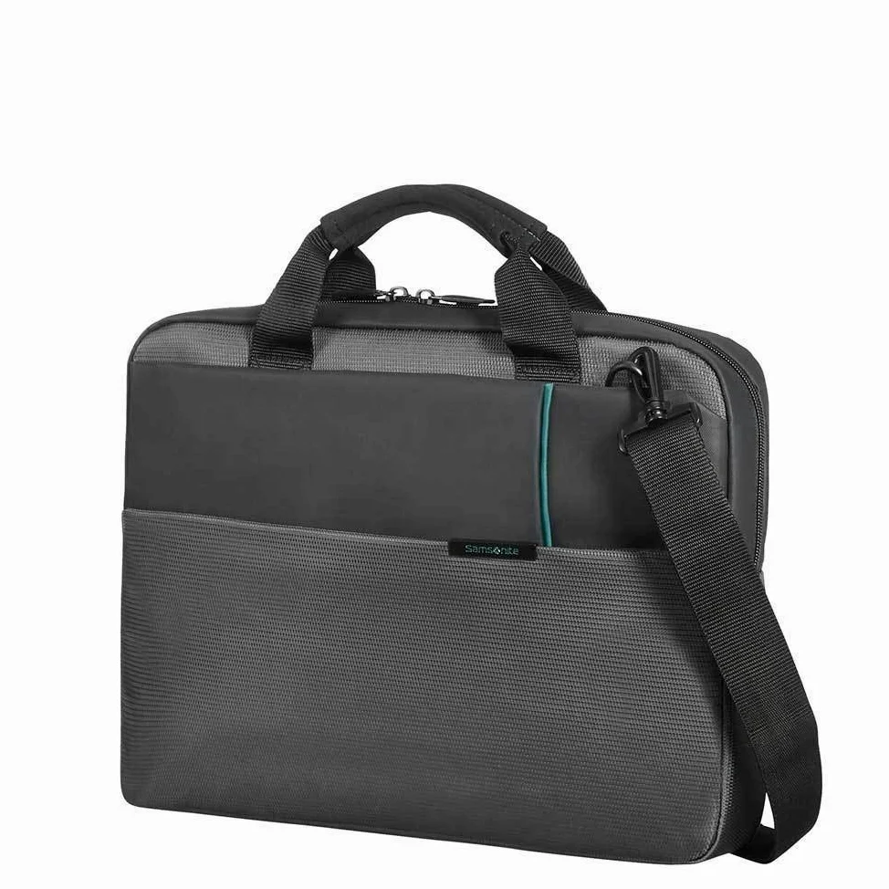 Samsonite Qibyte etui biurowe torba kurierska 41 cm 9,5 litra, Antracyt (Szary) - 8000420