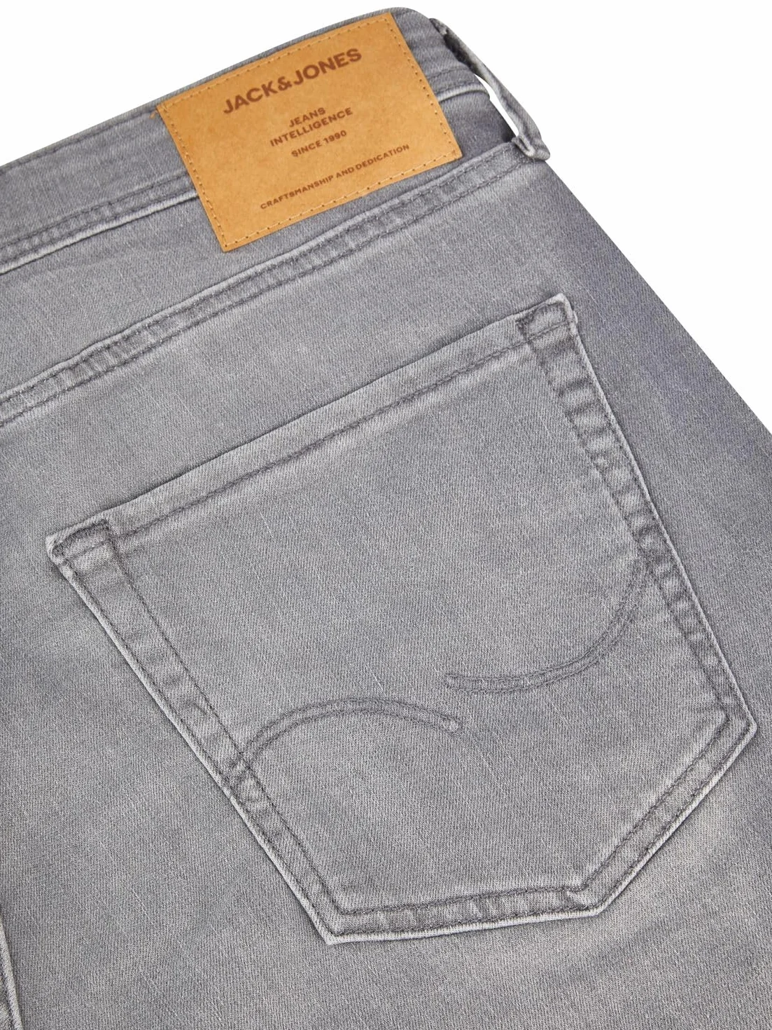 JACK & JONES JJIRICK krótkie spodenki jeansowe męskie, strecz, krój regularny, krótkie spodnie, bermudy, letnie, dżinsowe, jednokolorowe, czarne, niebieskie, S, M, L, XL, XXL