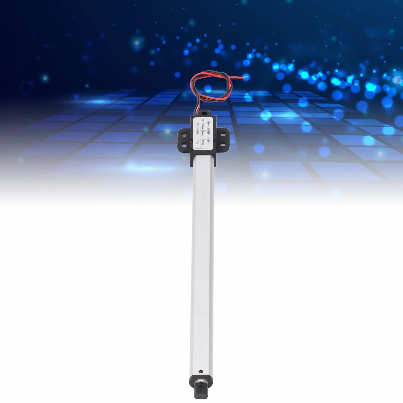Elektryczny Mikrosiłownik Liniowy, 12V 200mm 150N Siła Ciągu 4mm/s Prędkość Skoku Automatyczny Siłownik Liniowy Ruchu Podnoszenia, do Maszyn Rolniczych