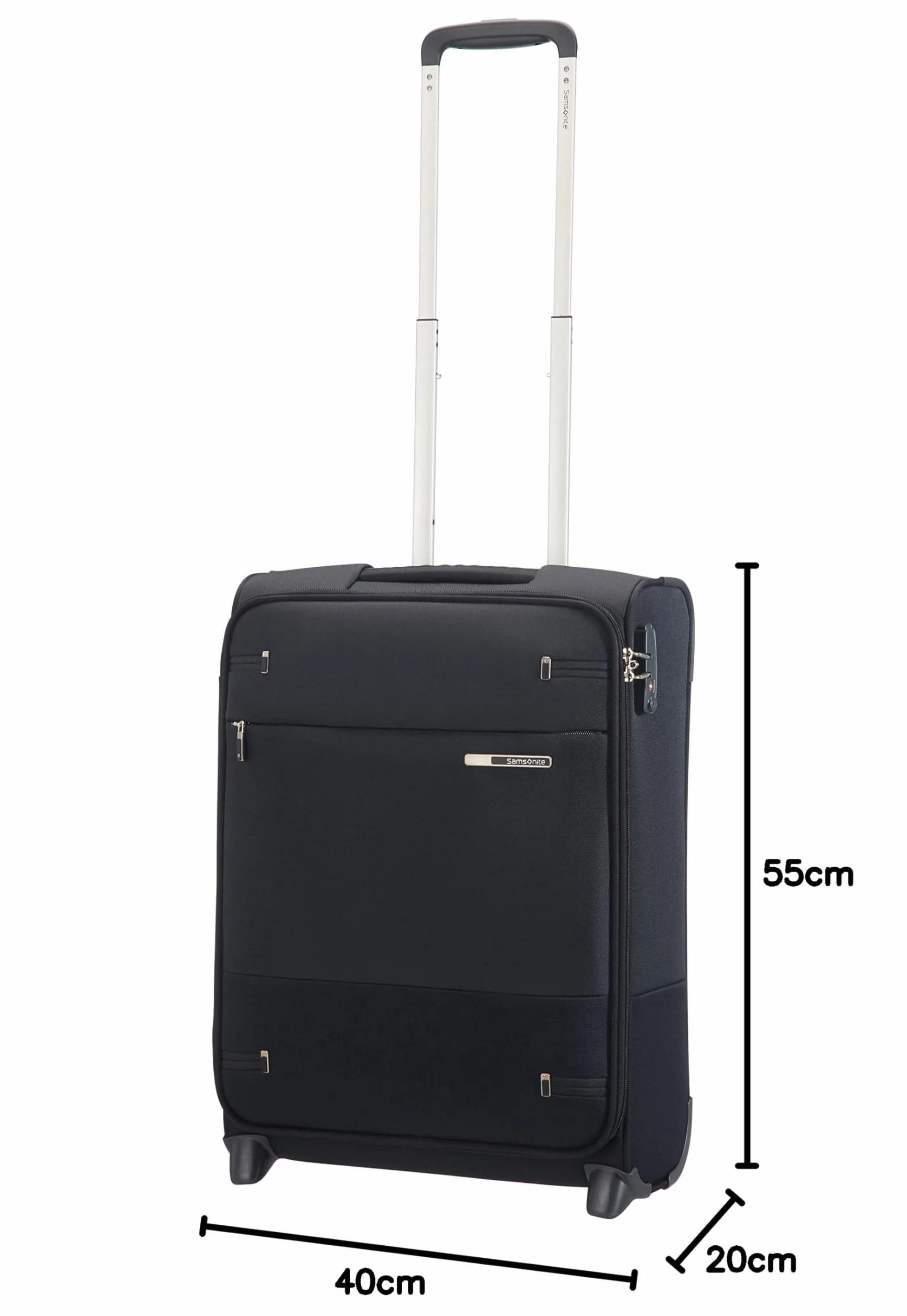 SAMSONITE BASE BOOST - SUPRIGHT S (L�nge 40 cm) Handgeck, 55 cm, 41 L, czarny (czarny)