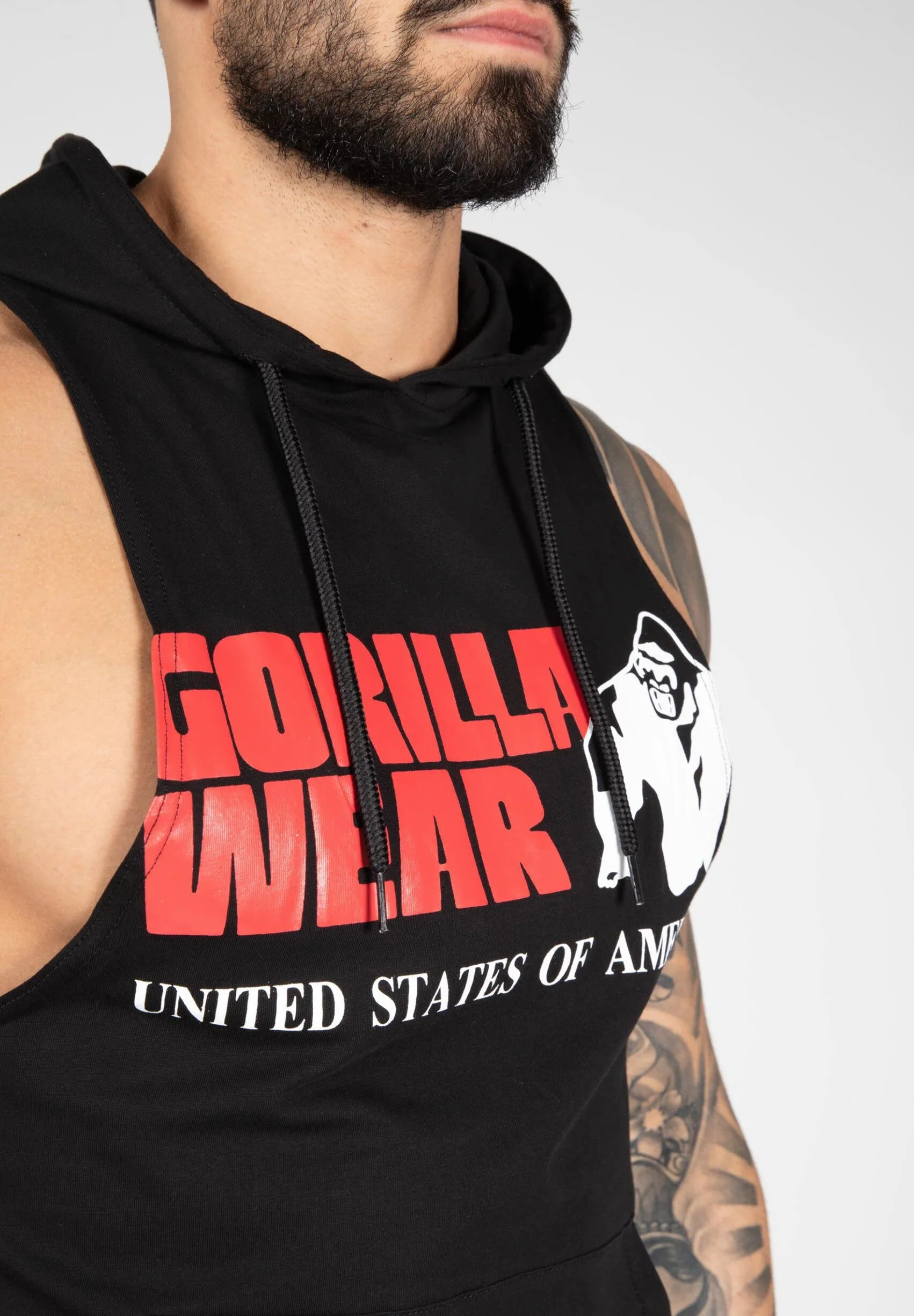 Gorilla Wear Koszulka na ramiączkach/Cami Shirt Mężczyźni Rogers Hooded Tank Top (1 w zestawie)