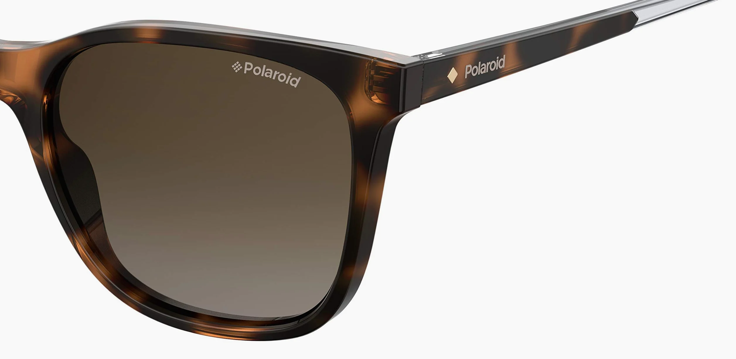 Polaroid Mężczyźni Okulary Przeciwsłoneczne, Brązowy, 53