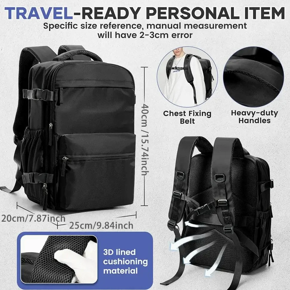 Męski plecak kompresyjny próżniowy: Travel & Tech Ready