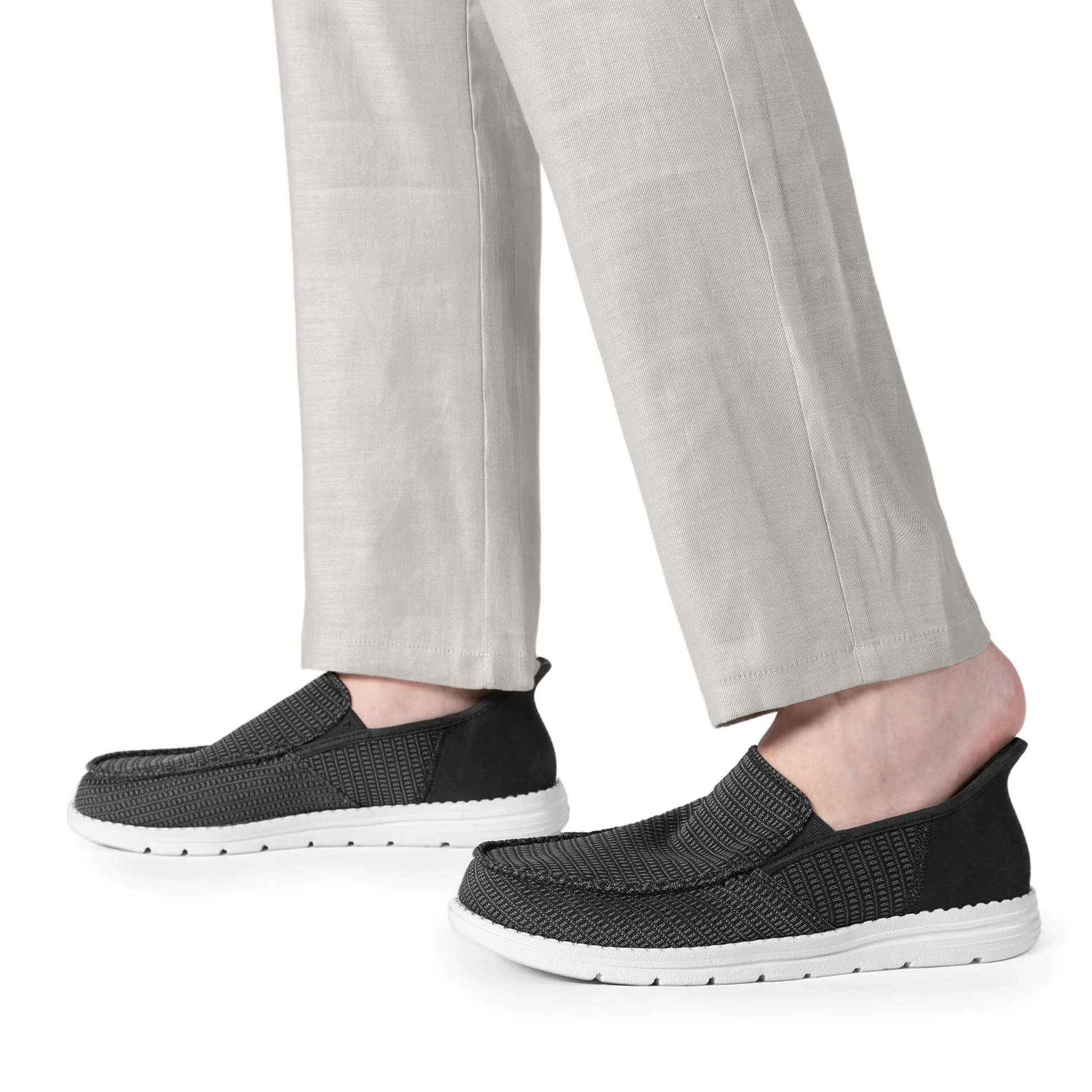 Bruno Marc Męskie wsuwane mokasyny Step in Casual Shoes dla mężczyzn bez użycia rąk