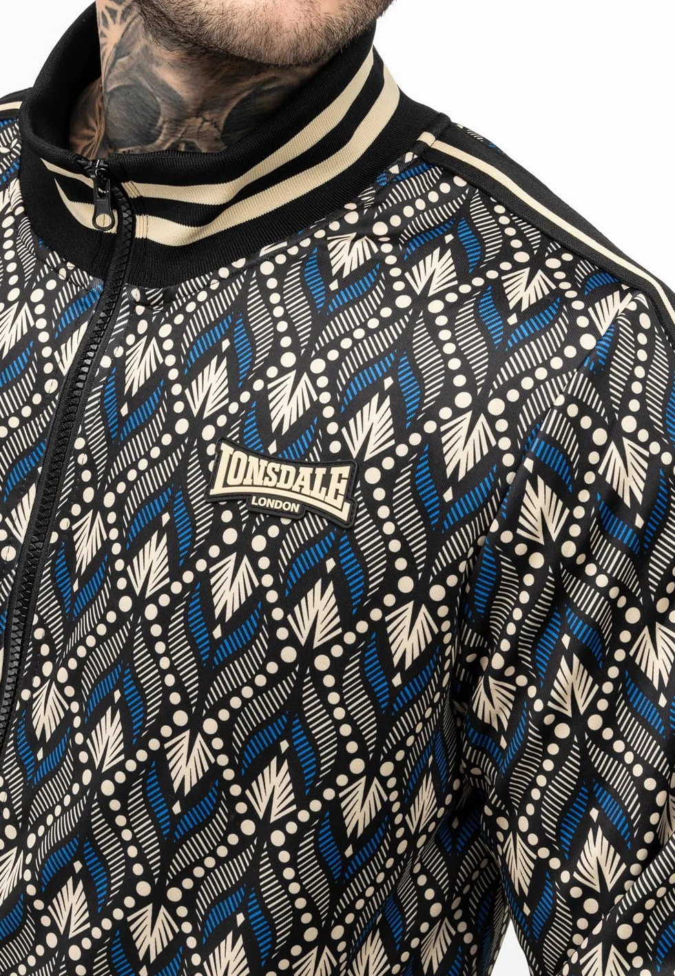 Lonsdale M?ski dres treningowy w?ski krój RENDALE, wielokolorowy, L, 117573, wielokolorowy, L