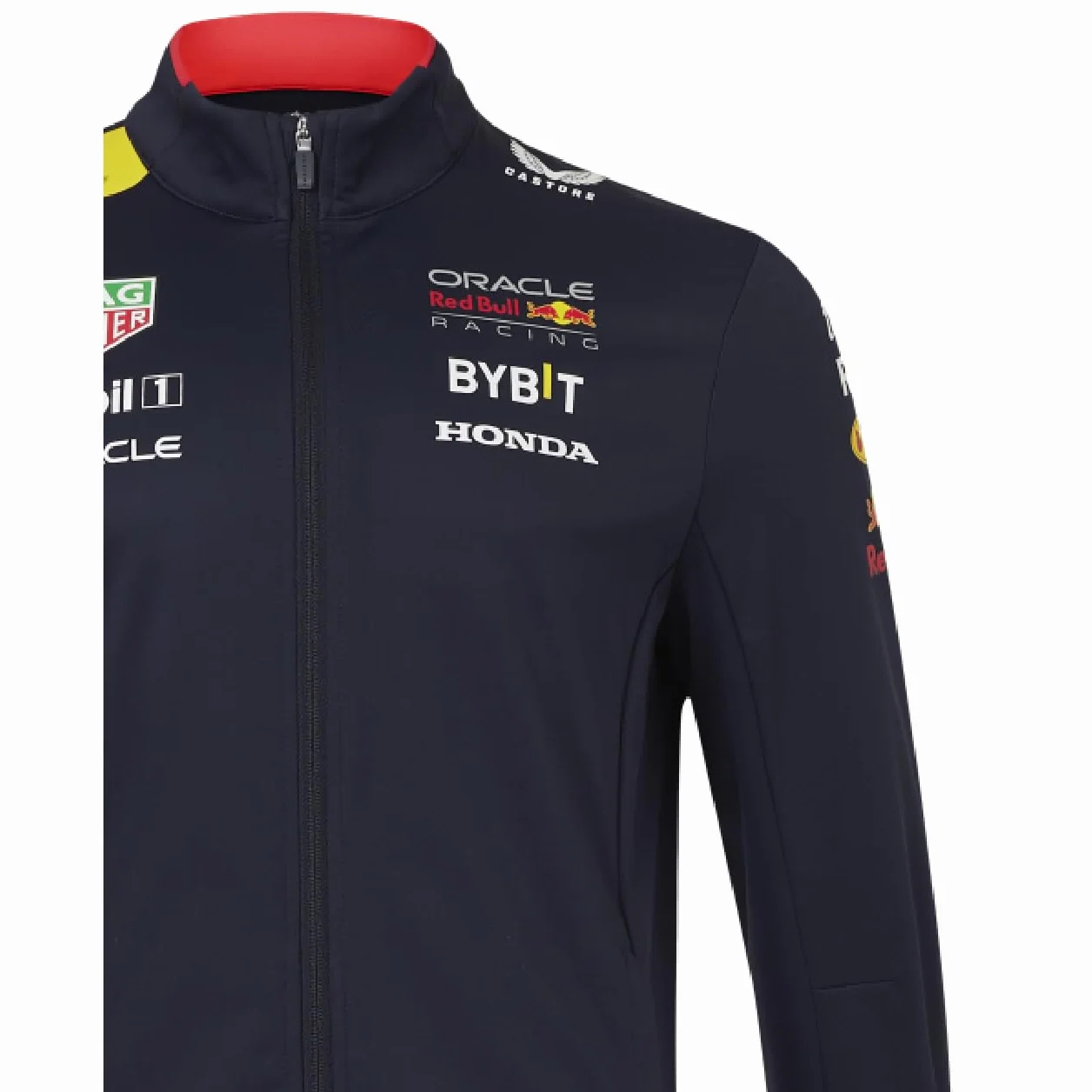 Red Bull Racing Formula One Team oficjalny produkt Formuły 1 2024 - Replica Team kurtka softshell z zamkiem błyskawicznym na całej długości, nocne niebo - unisex