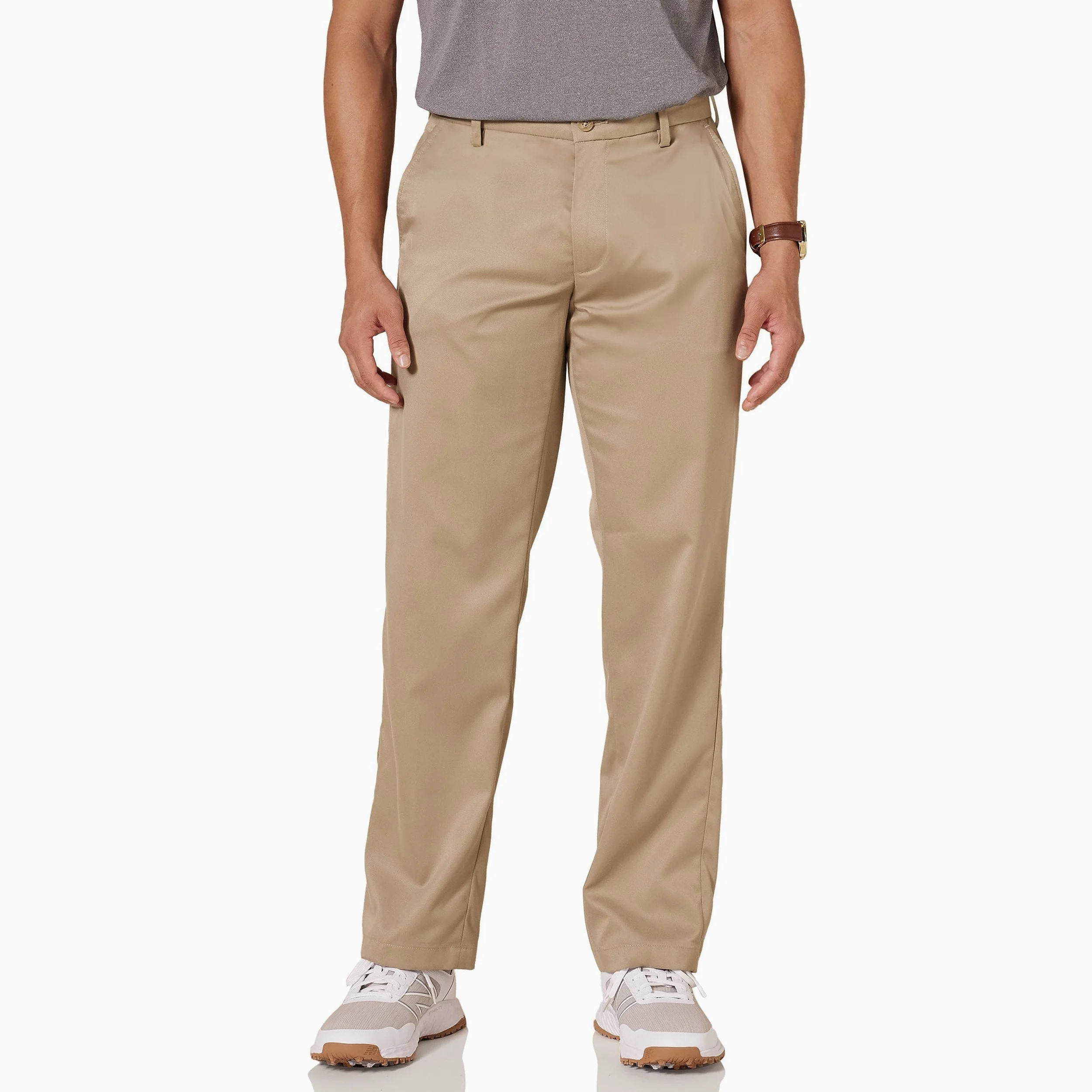 Amazon Essentials Mężczyźni Klasyczne spodnie golfowe ze stretchem (dostępne w dużych i wysokich)