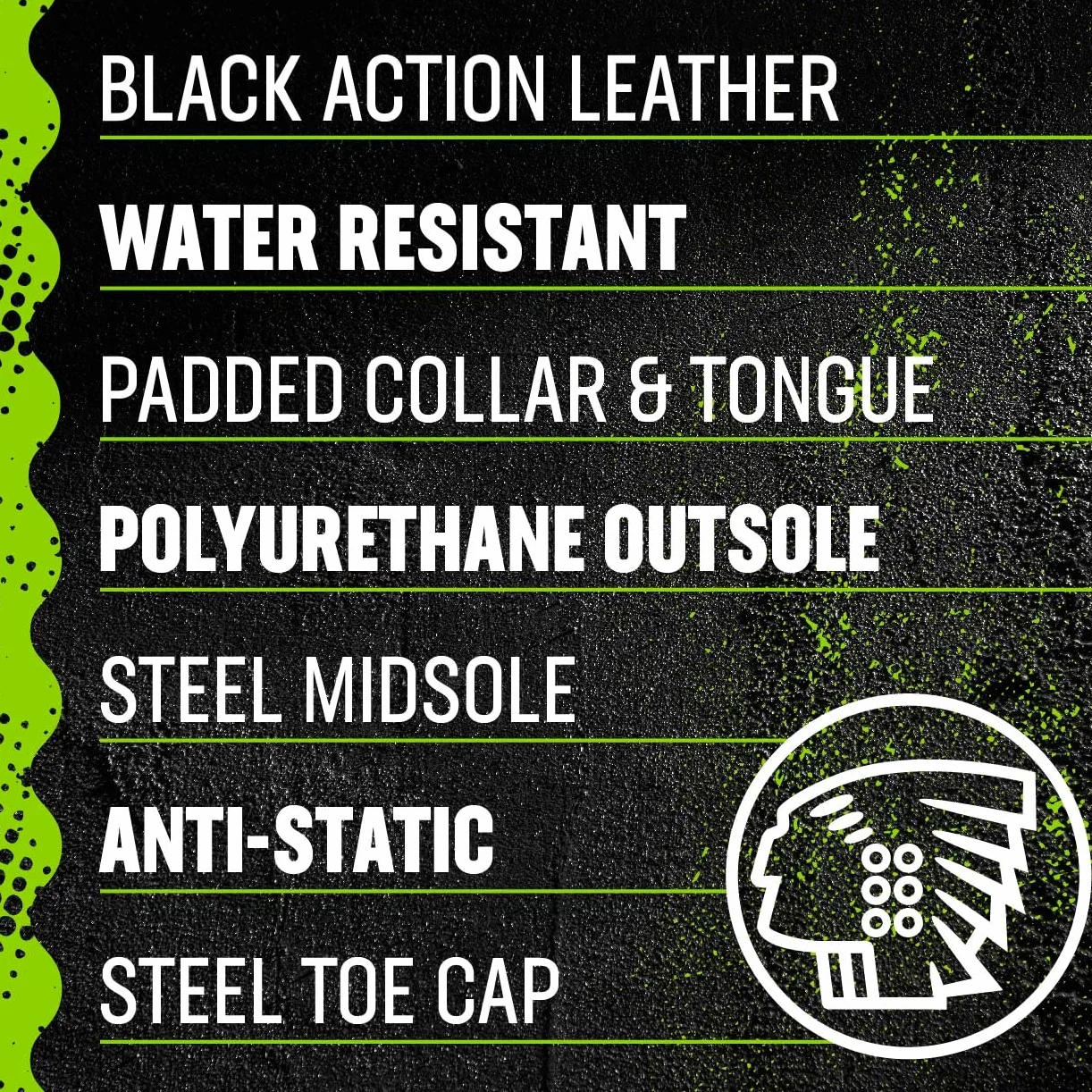 Sterling Safetywear Apache, półbuty męskie