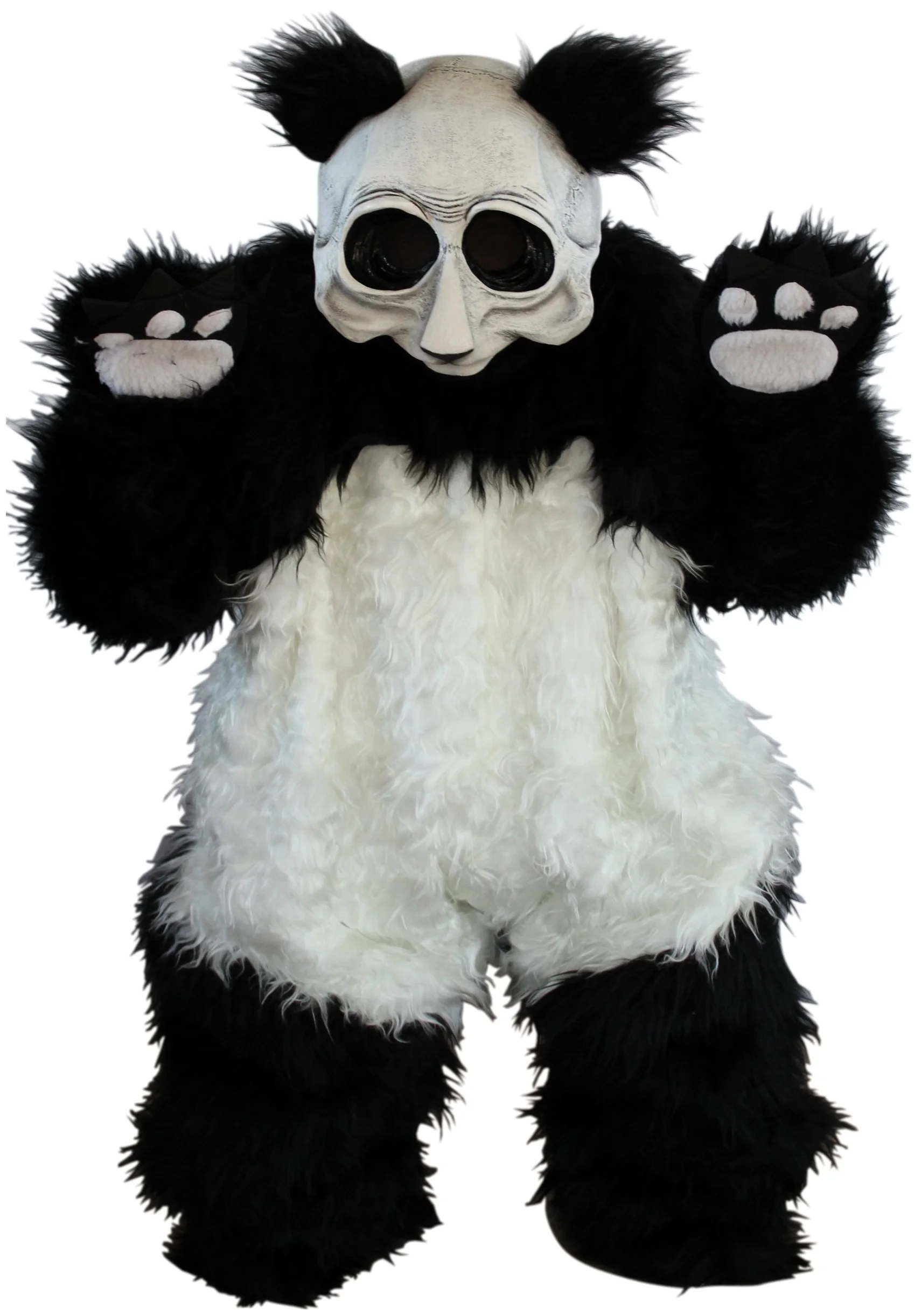 Zombie Panda Fancy Dress Costume