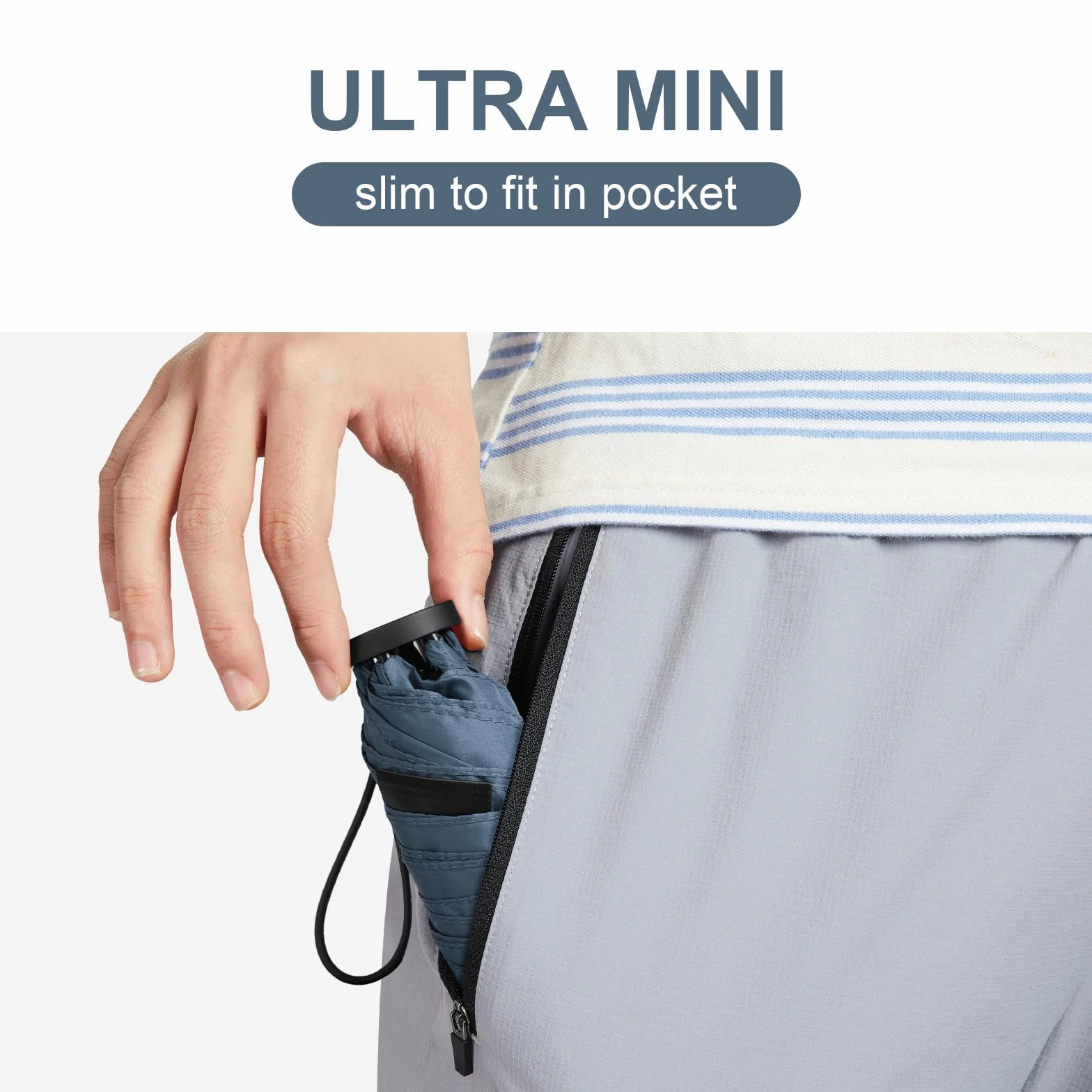 G4Free Składany parasol kompaktowy ultralekki włókno węglowe mini UV 113 g