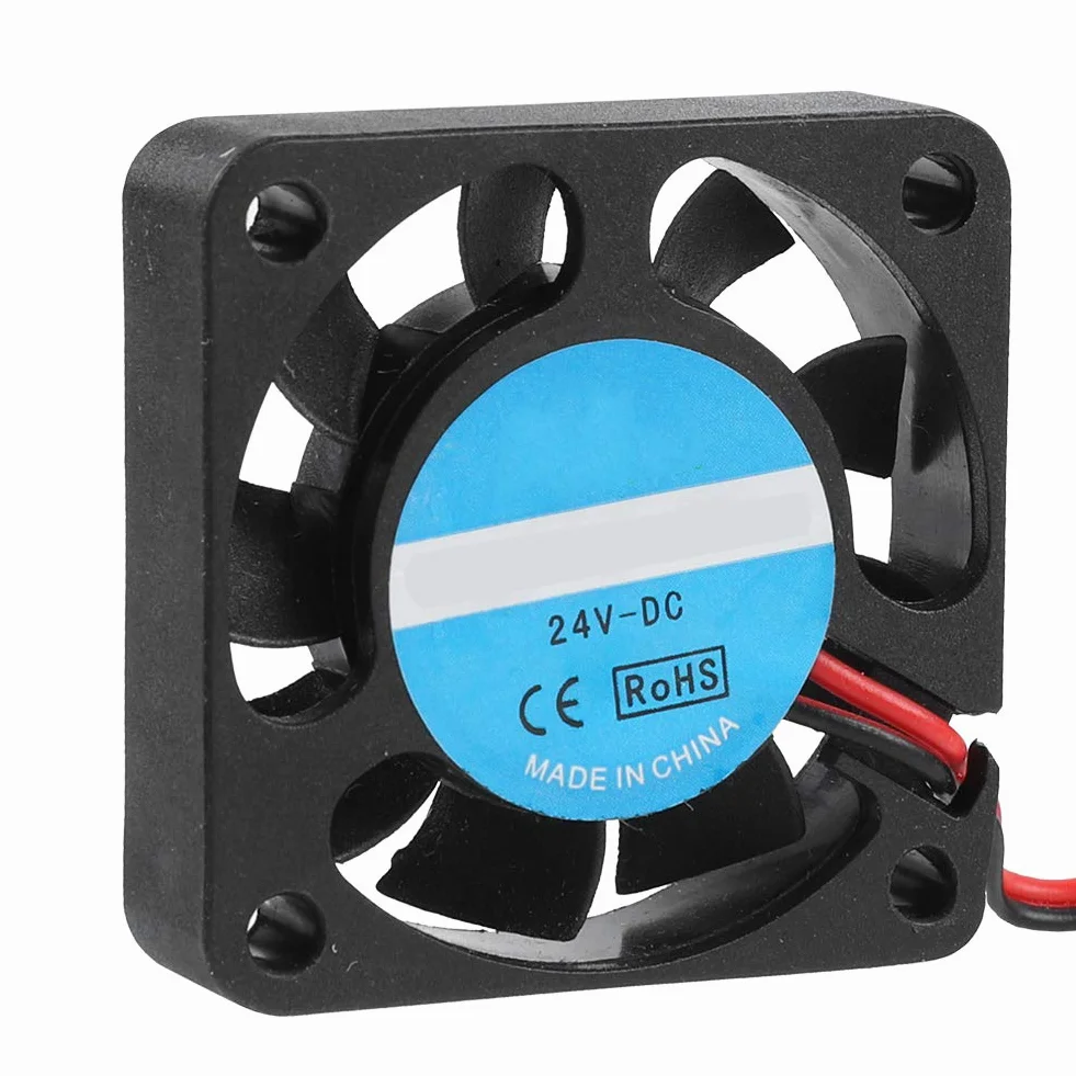 2 Szt. Wentylator Chłodzący Drukarki 3D, 24 V 4010 7000 Obr./min Wentylator Wytłaczarki Duży Wiatr Mały Wentylator Dmuchawy Cichy Dmuchanie Akcesoria do Drukarek 3D