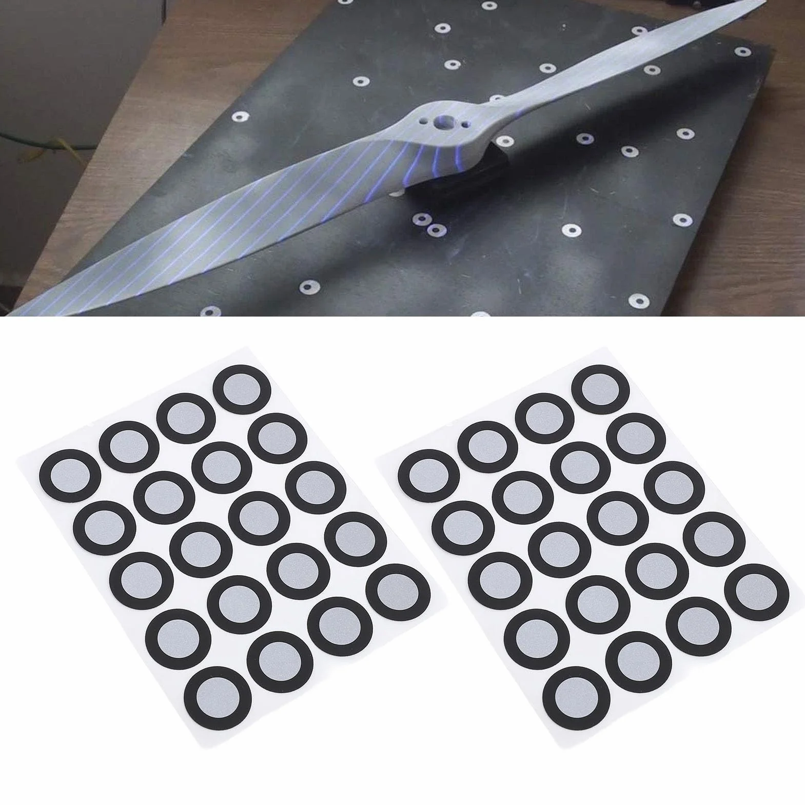 200 szt. Zestaw Markerów Skanowania 3D z 12 Mm ID 19 Mm OD, Wysoka wydajność do Przechwytywania Ruchu 3D, Analiza Chodu, Metrologia, Inspekcja