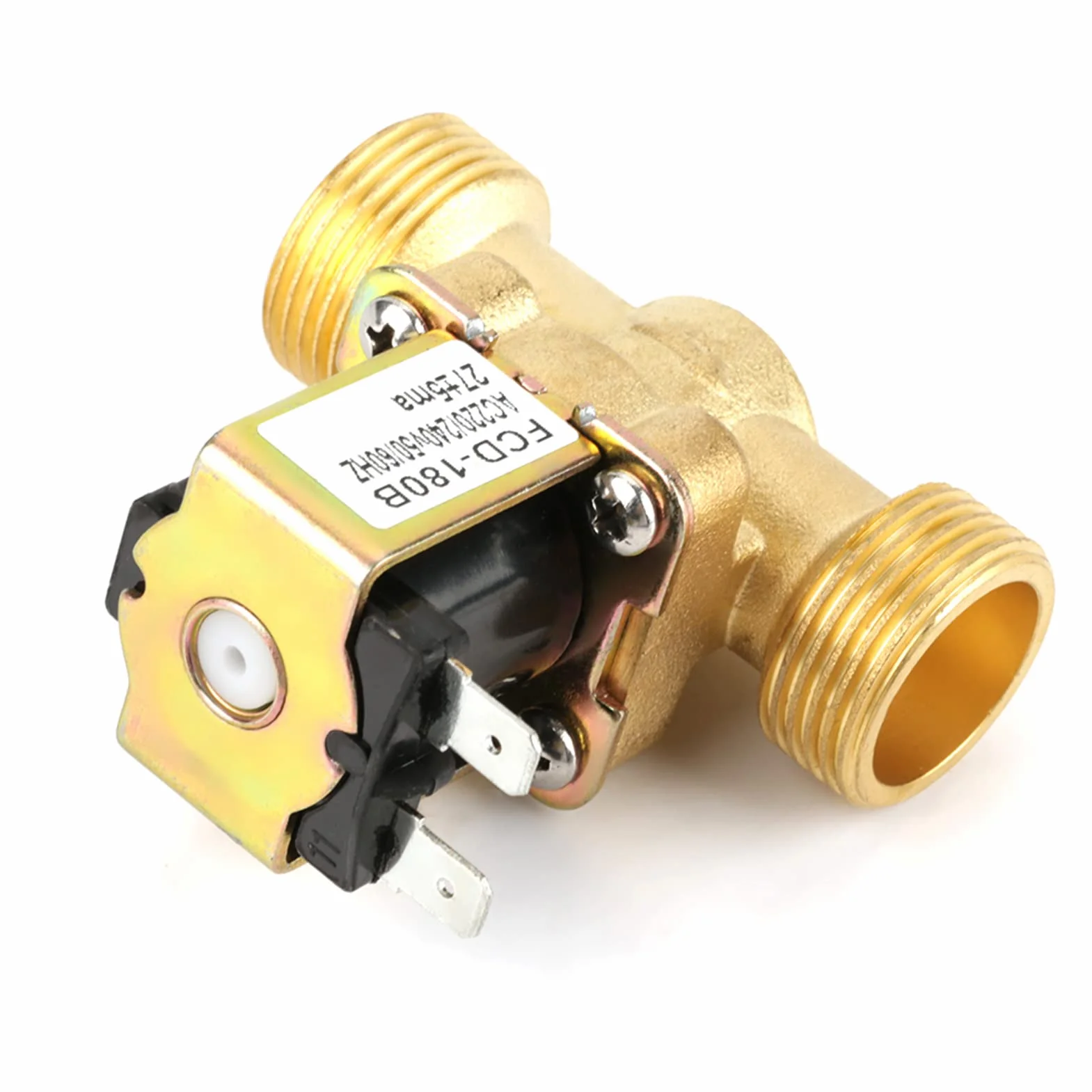 Elektryczny Zawór Wodny Zawór Elektryczny Zawór Zigbee, G3/4 2-drożny Wlot Wody, N/C, Normalnie Zamknięte Ciśnienie, Elektryczny Zawór Elektromagnetyczny, AC 220 V, FCD-180B