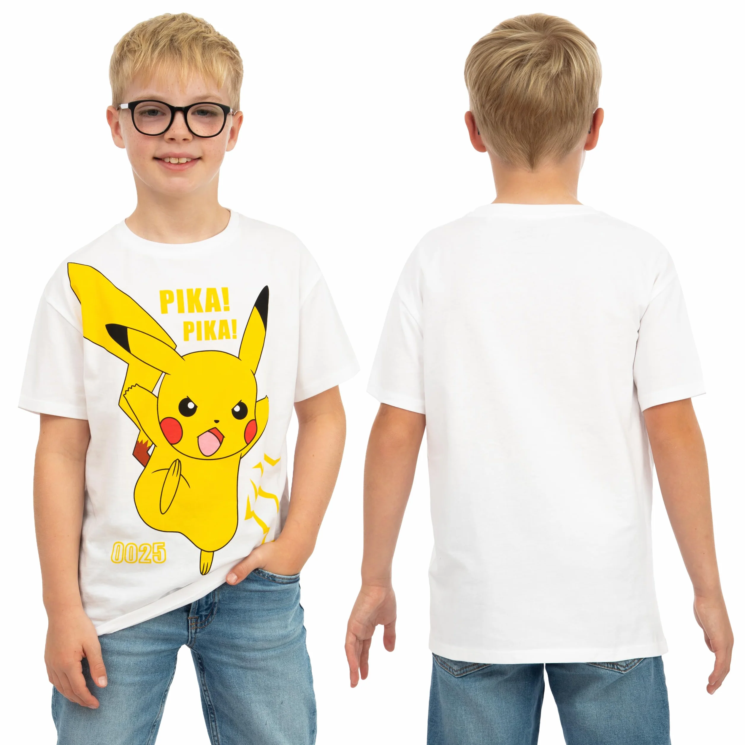 Pokémon Zestaw 3 T-Shirtów, T-shirty Dla Chłopców, Koszulka Pikachu Chłopca, Ubrania Dzieci