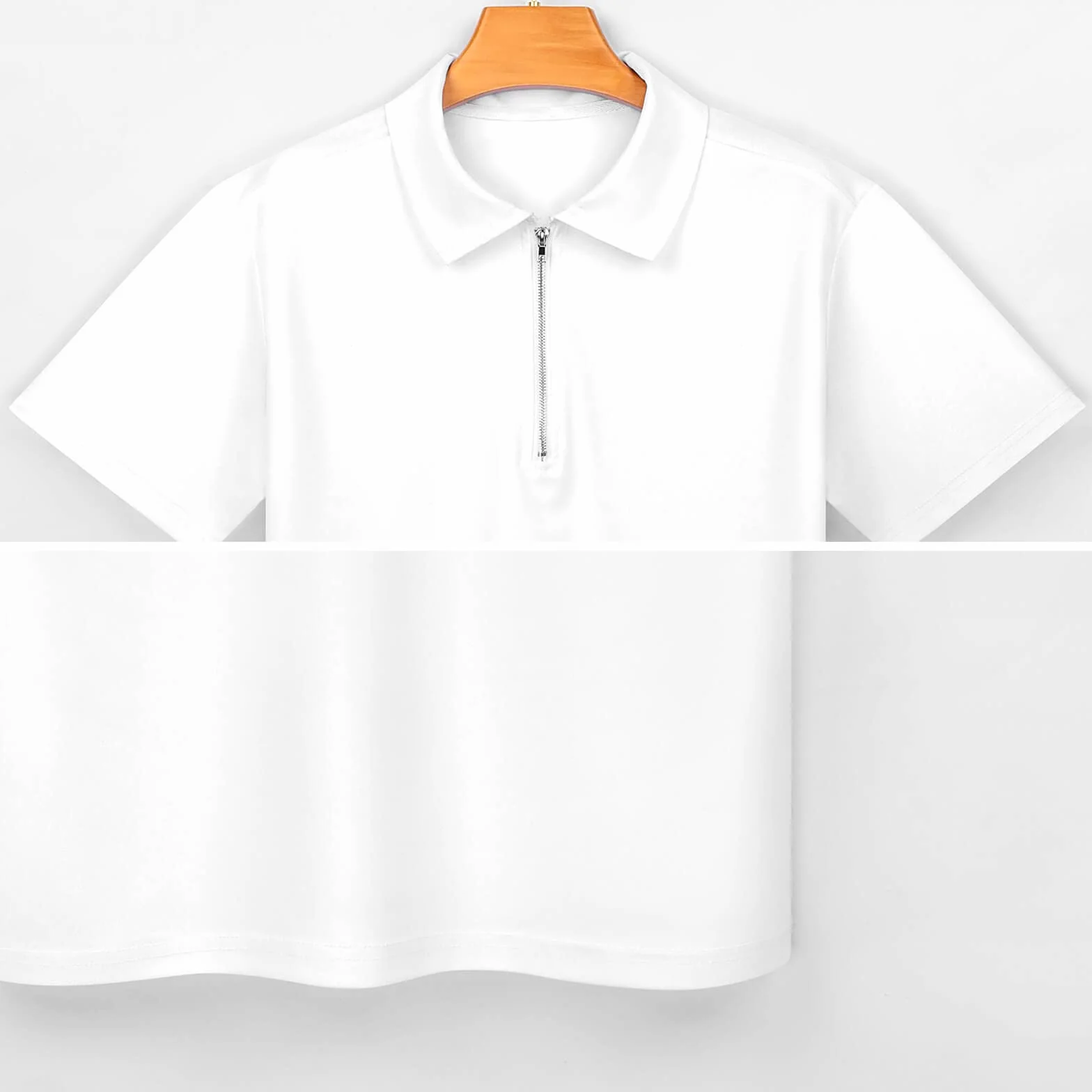 Samolot samolot męskie koszulki polo z krótkim rękawem na co dzień zapinana na zamek koszula golfowa slim fit t-shirt topy