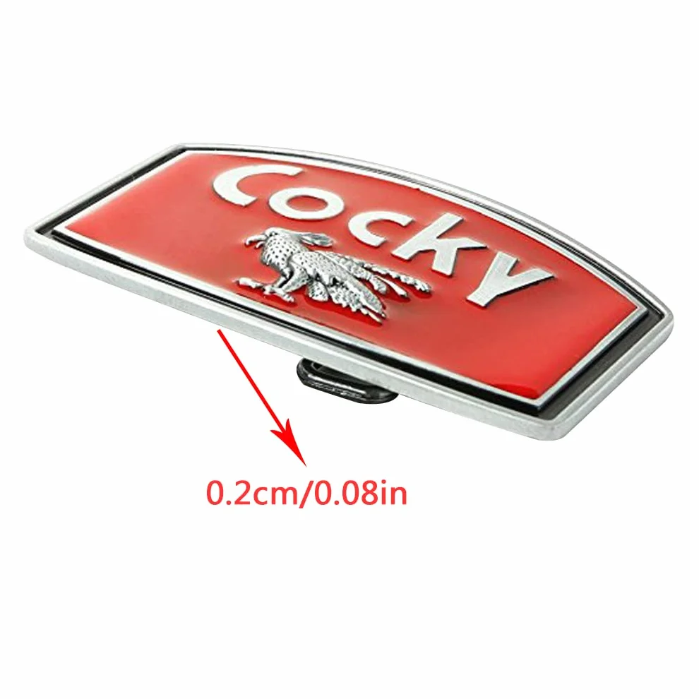 LKMY Cocky odlewany ciśnieniowo chrom wykończenie metalowe, zachodni pasek klamra amerykański styl indyjski (czerwony), rozmiar: klamra: około 3,5 x 2,7 cala (9 cm x 7 cm)