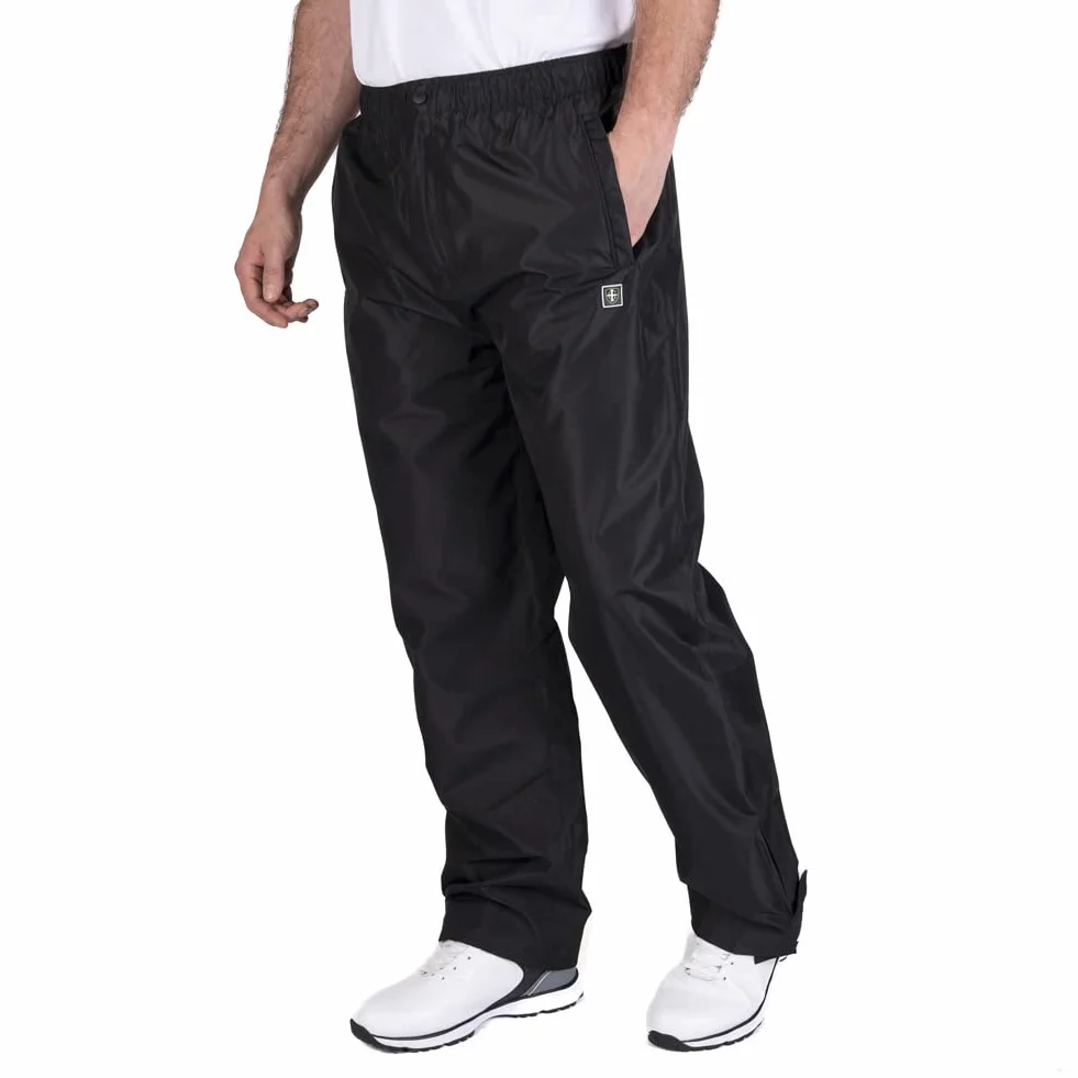 Island Green Waterproof Pants Dropped Hem Spodnie Męskie