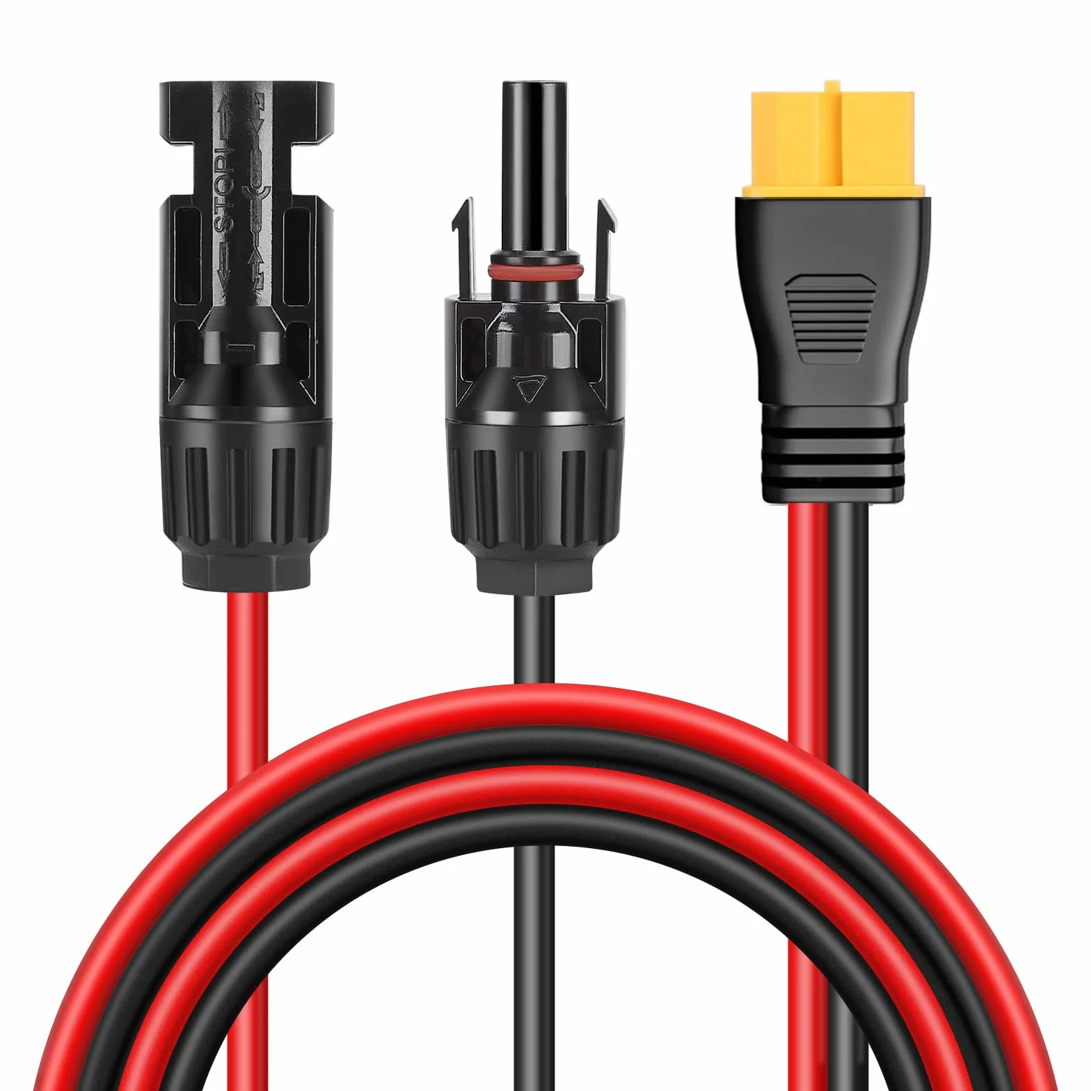 Thlevel Solarny kabel do ładowania z wtyczką solarną na XT60, 300 cm, 12 AWG, kabel adapterowy, panel słoneczny, kabel do generatora solarnego, baterii, przenośna stacja zasilania