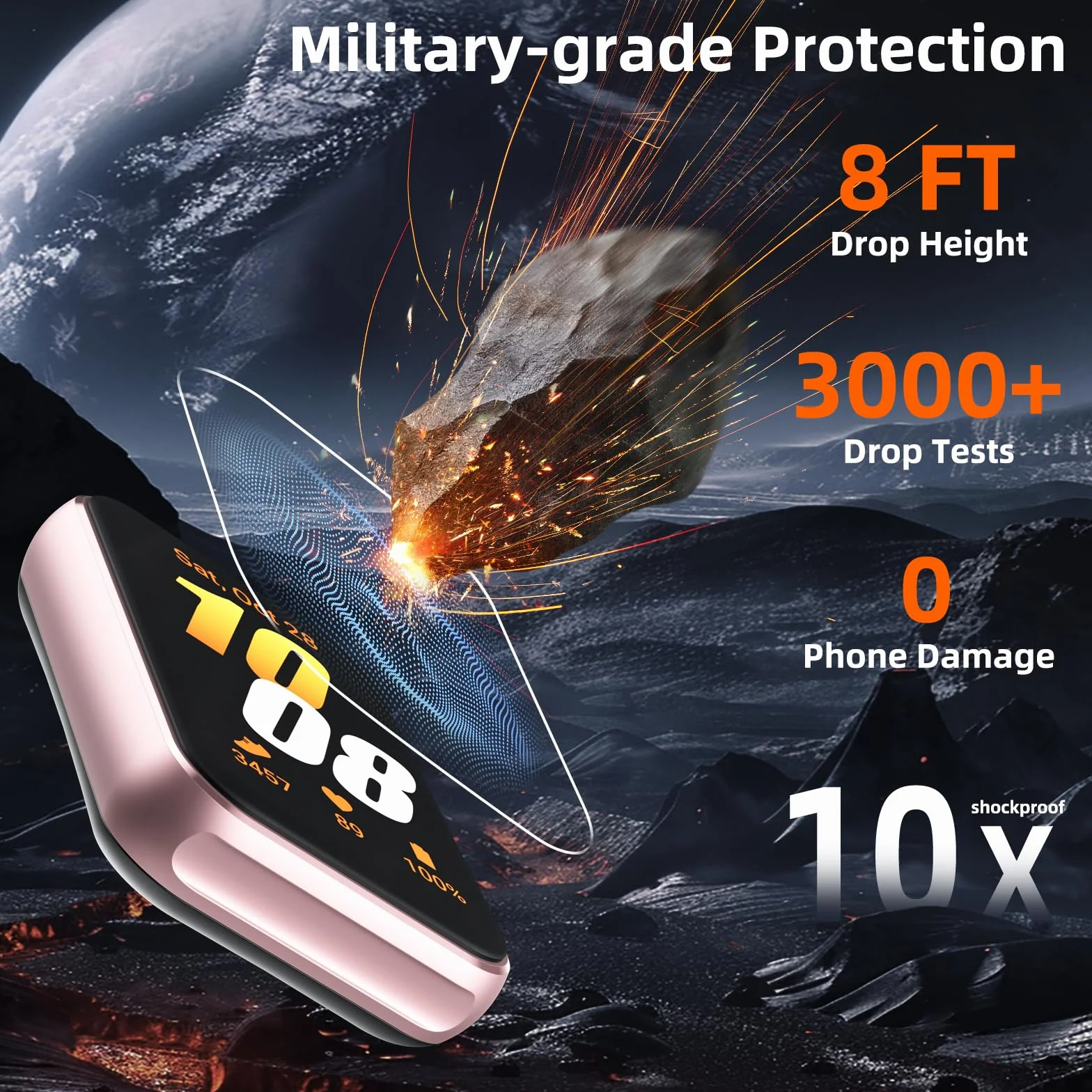 Vauki 4 sztuki folii ochronnej do Samsung Galaxy Fit 3, miękka folia TPU na wyświetlacz bez pęcherzyków powietrza, przezroczysta