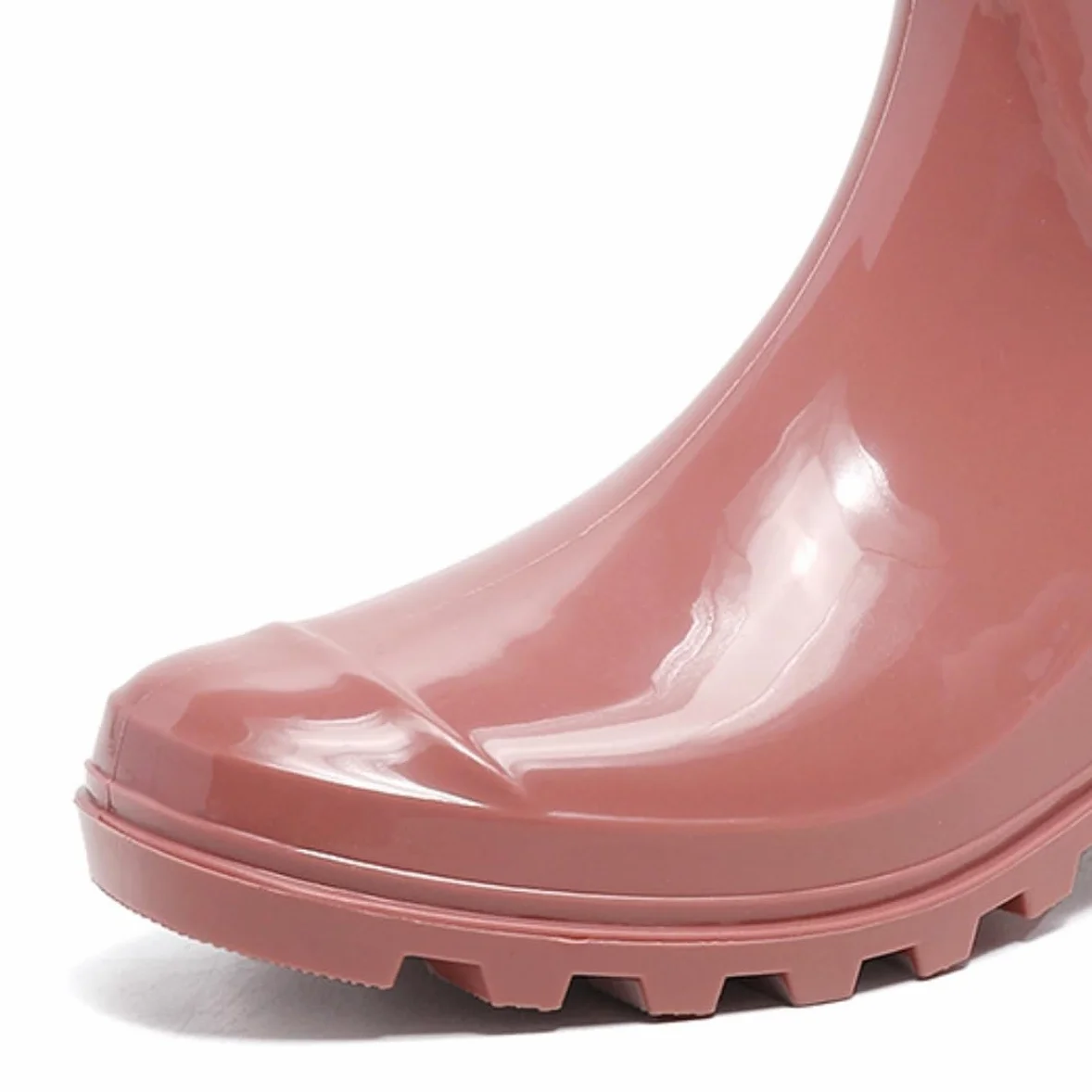 Kalosze Gumowce Lekkie Damskie Wysokie Antypoślizgowe Buty Do Wody, Kuchenne, Pracy Na Zewnątrz, Kalosze Rain Boot