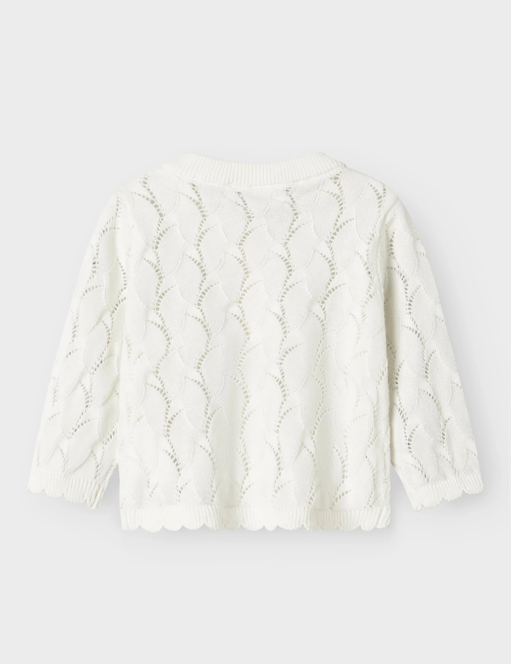 NAME IT Nbfnajsa Ls Knit Card, Cloud Dancer, 74
