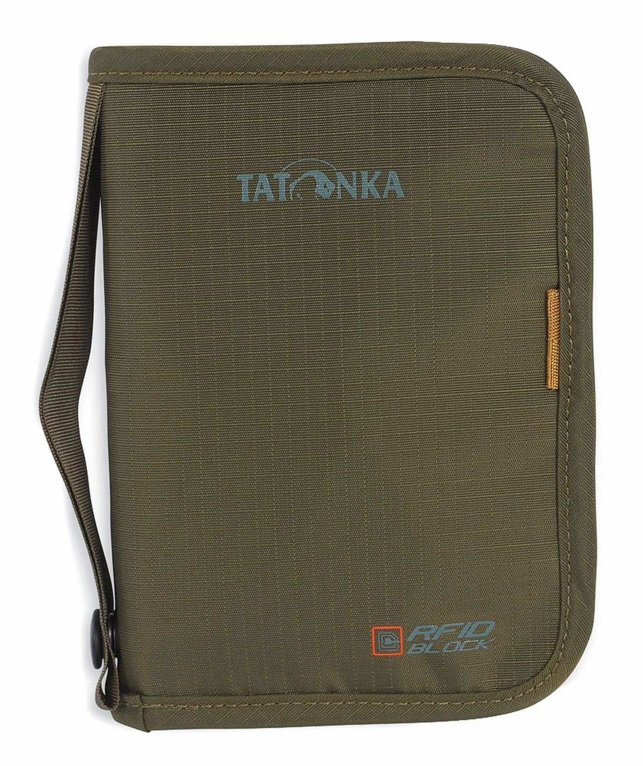 Tatonka Travel Zip M RFID B – kieszeń na dokumenty podróżne z blokadą RFID – atest TÜV – zapewnia miejsce na paszport (UE), karty kredytowe, dokumenty podróżne itp. – chroni przed kradzieżą danych – 17 x 12 x 3 cm