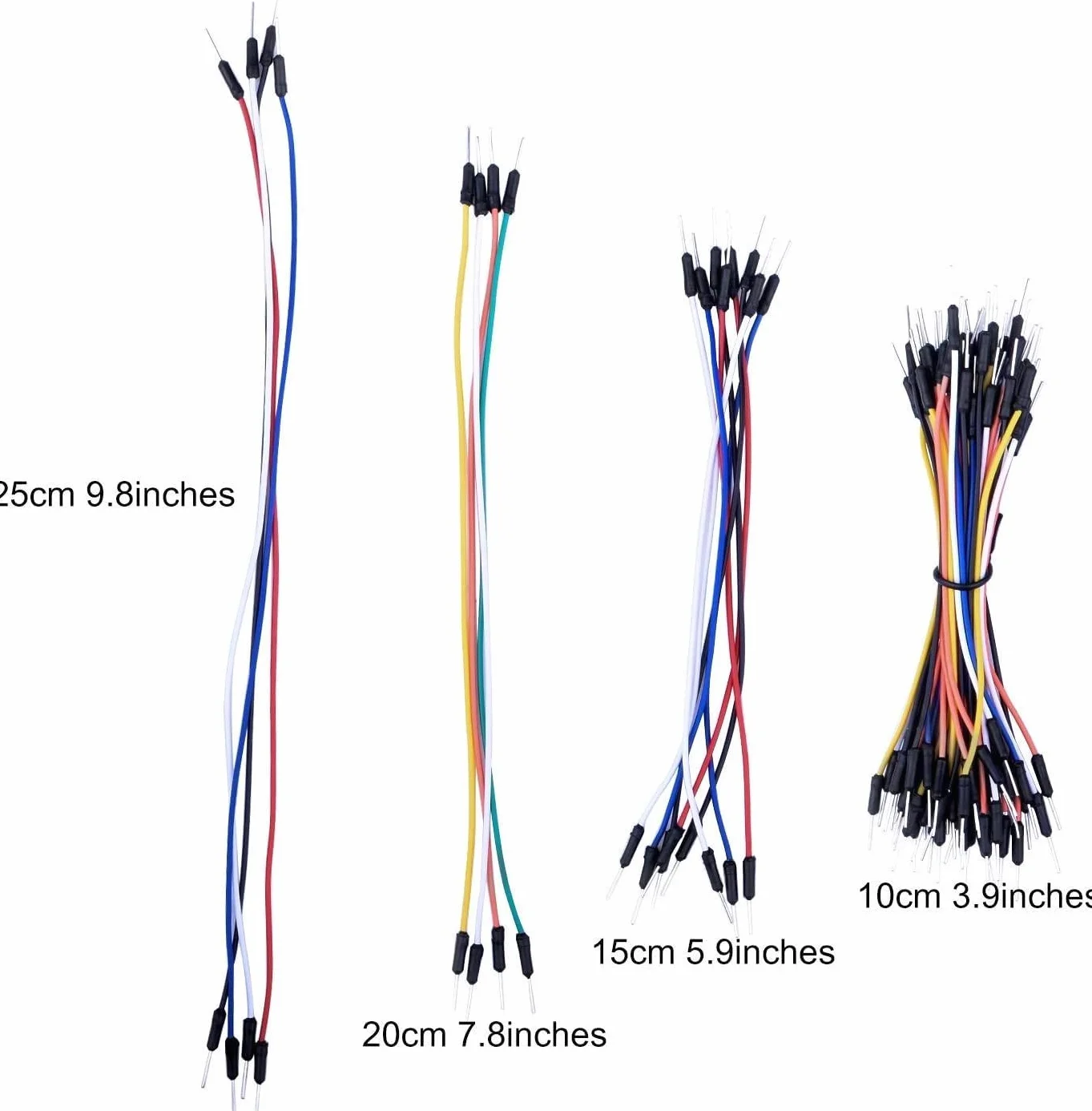 GTIWUNG Zestaw 3 szt. 400 Tie Points Mini Breadboard Kit, nielutowana płytka drukowana do Arduino Proto Shield + 195 szt. mostków wtykowych Jumper Wire Kabel