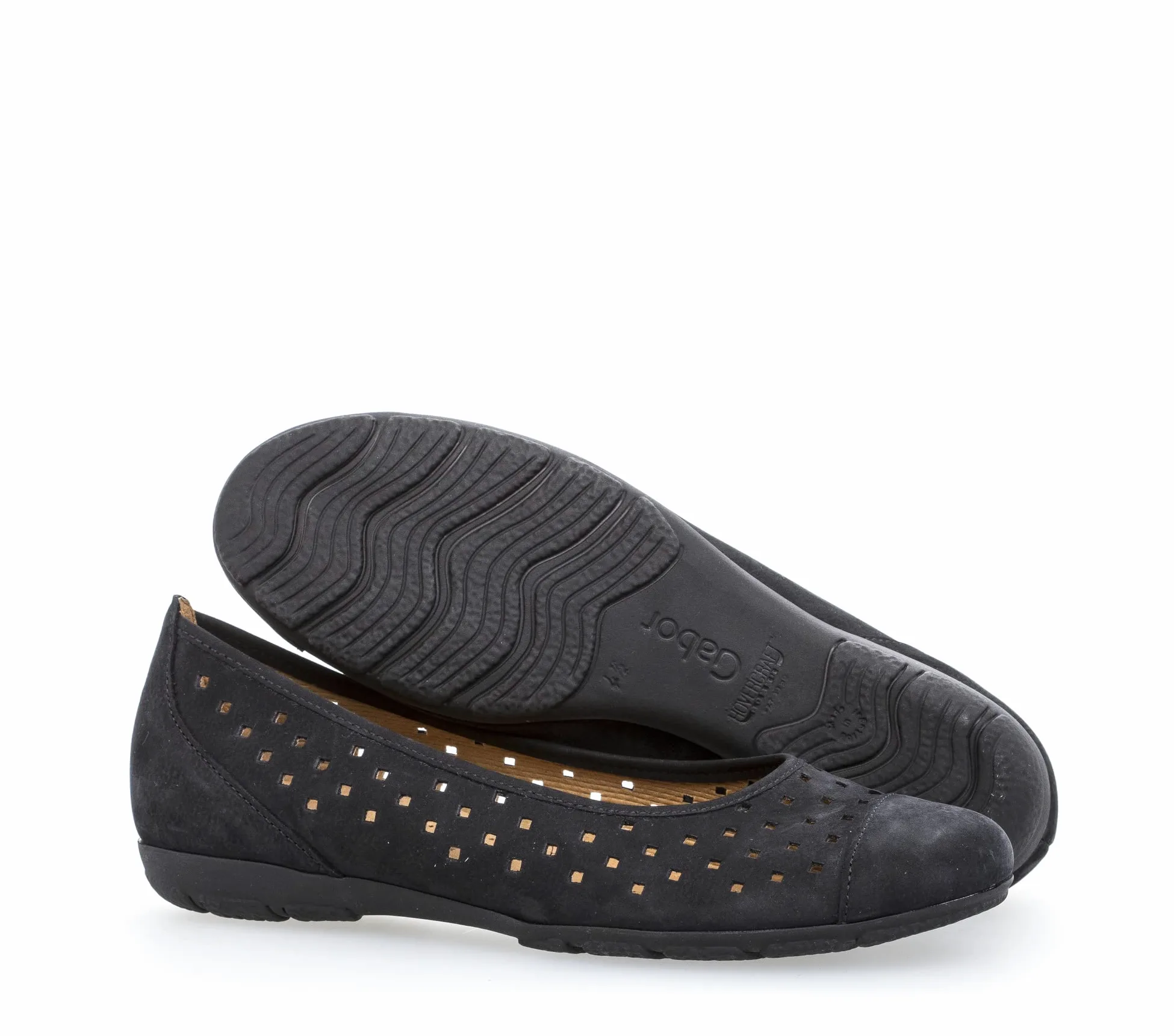 Gabor Ruffle N, damskie baleriny