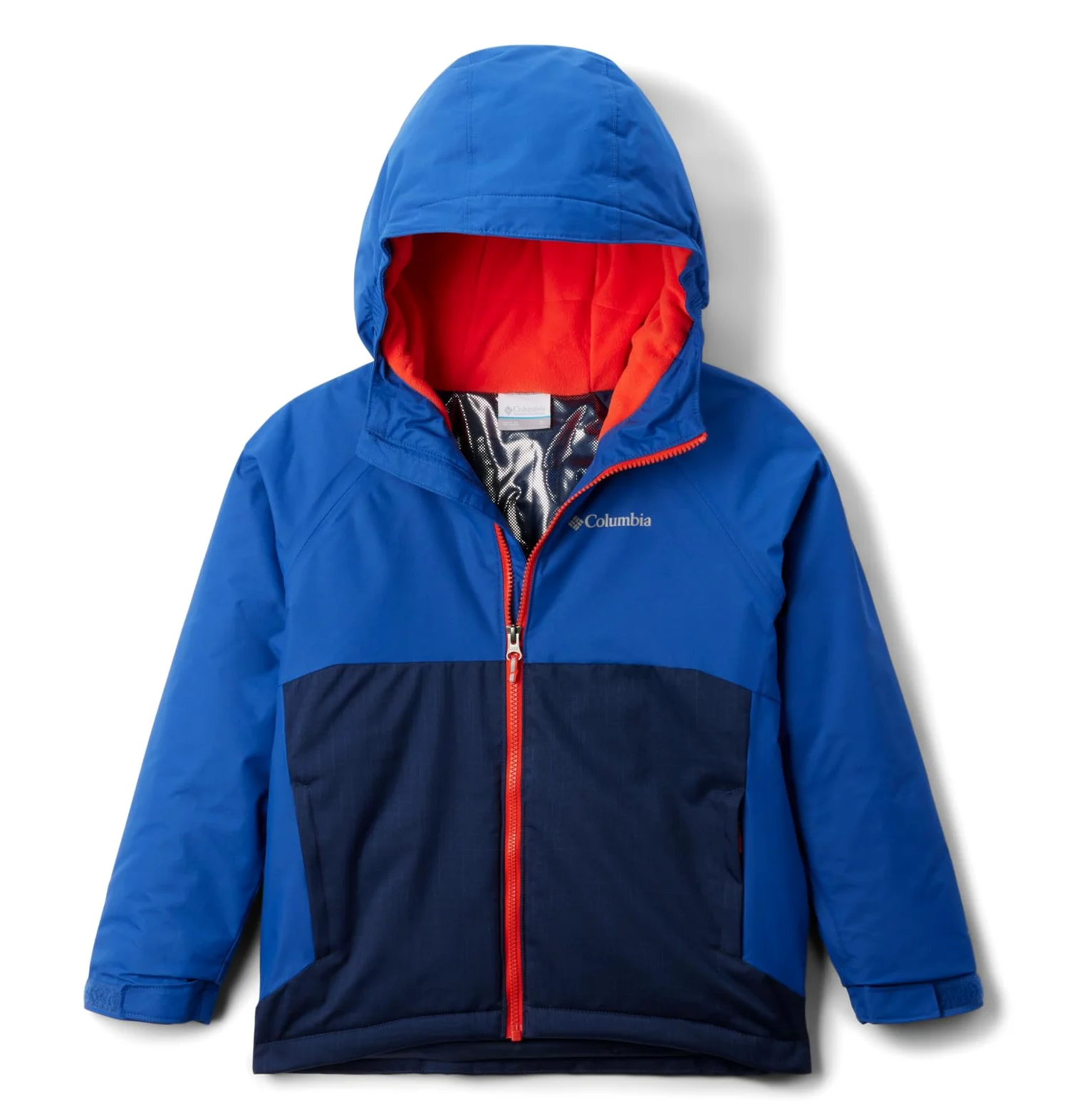 Columbia Youth Boys Alpine Action 3 kurtka, Collegiate Navy Melange/Mountain Blue, 104