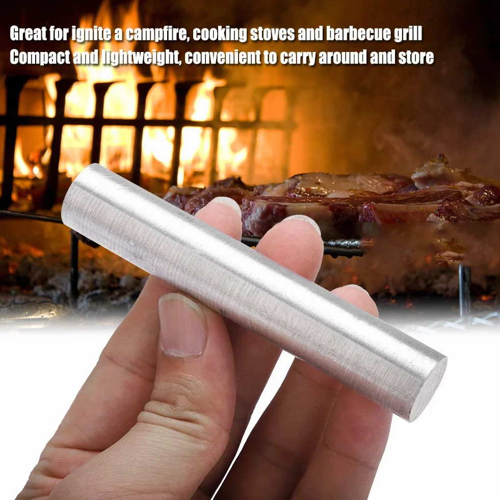 Pręt Metalowy Magnezu Pręt Elementu Mg 99,99% Survival Emergency Accessory Wiercona Podpałka Podgrzewacz Ciepłej Wody(18mm*100mm)