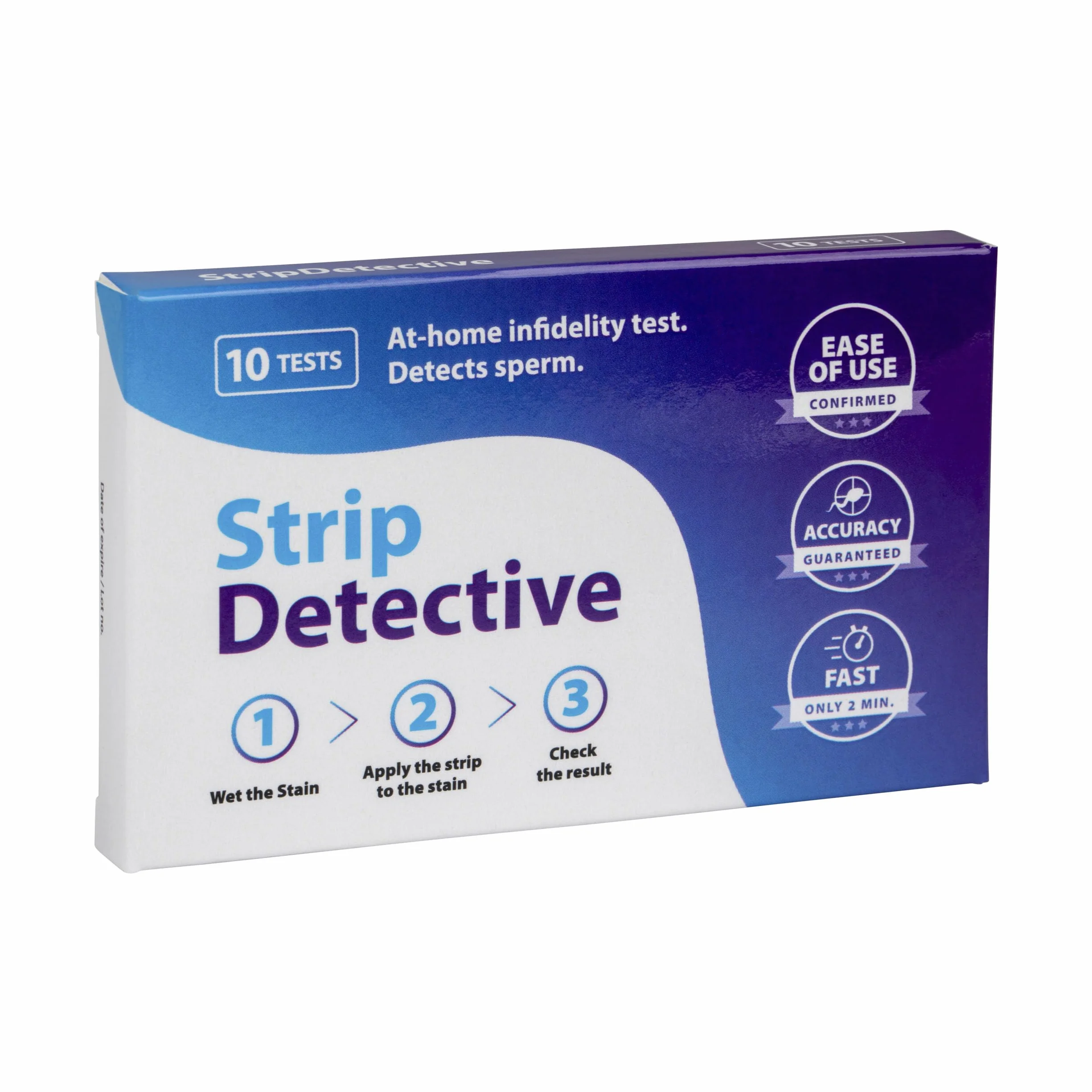 Test wykrywający nasienie Strip Detective - Test Zdrady 10szt w opakowaniu