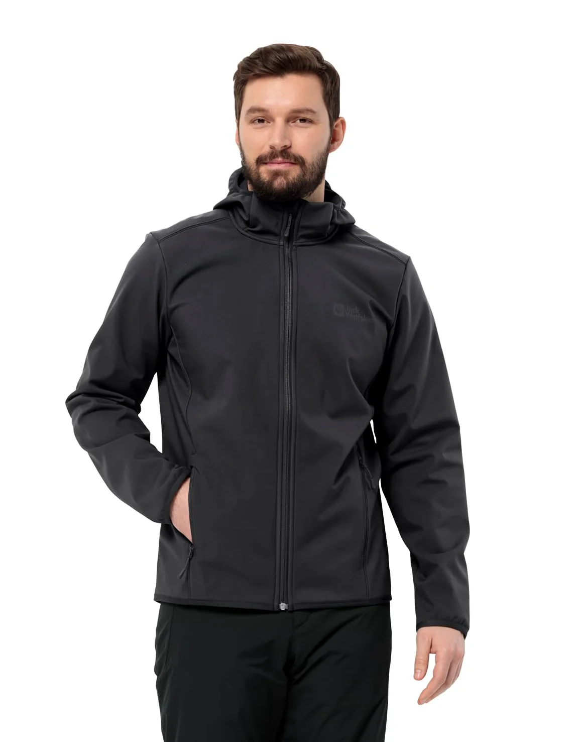 Jack Wolfskin Mężczyźni Bornberg M Kurtka, Czarny, M