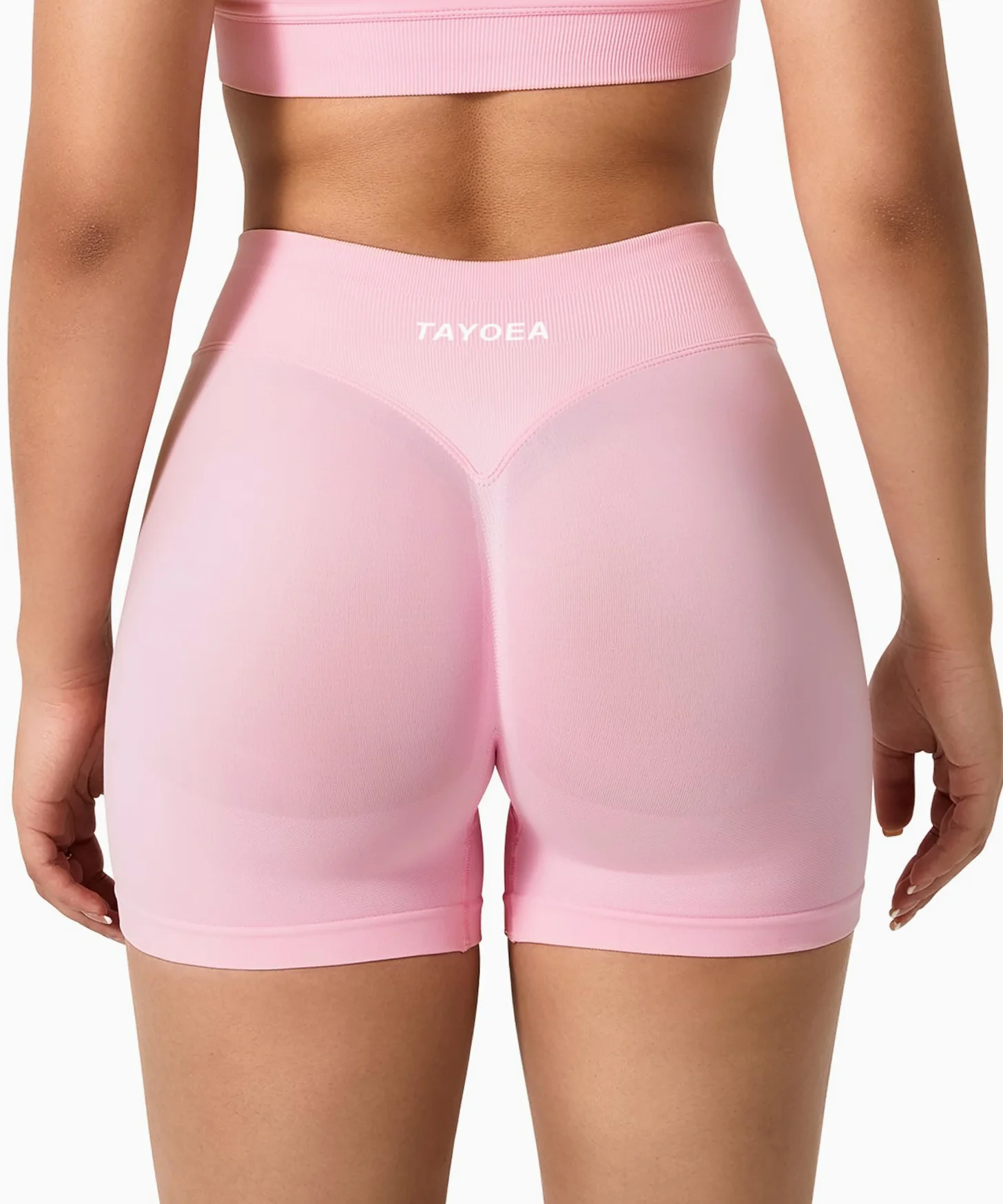 TAYOEA Panie Scrunch Butt Leggingi Pleszczowe Sporty Sportowe Ozroczyste Siłowni Spodne