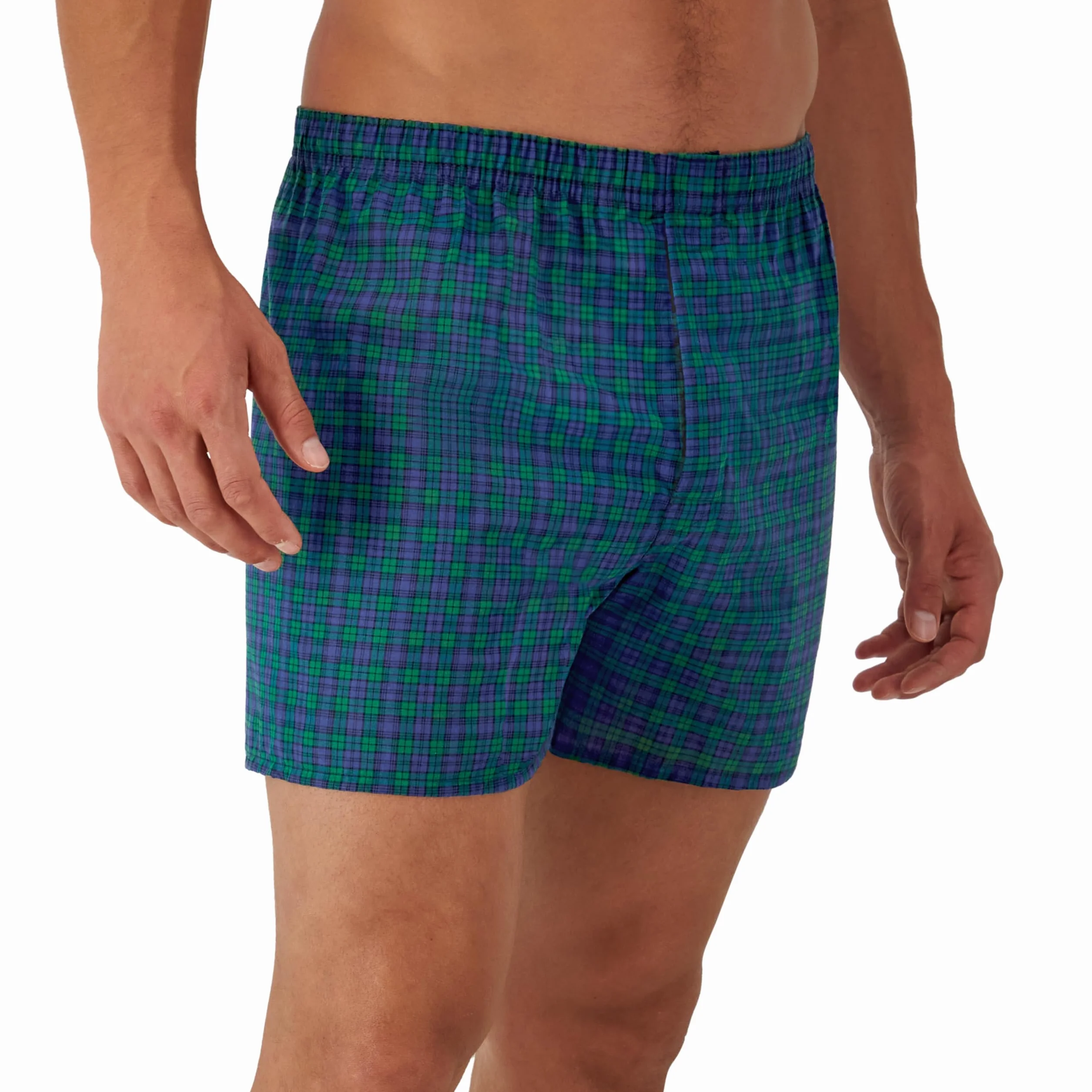 Hanes Bielizna bokserska bez metki, odsłonięty pasek, dostępne wiele opakowań Mężczyźni Tagless Boxer Underwear, Exposed Waistband, Multi-packs Available (5 w zestawie)