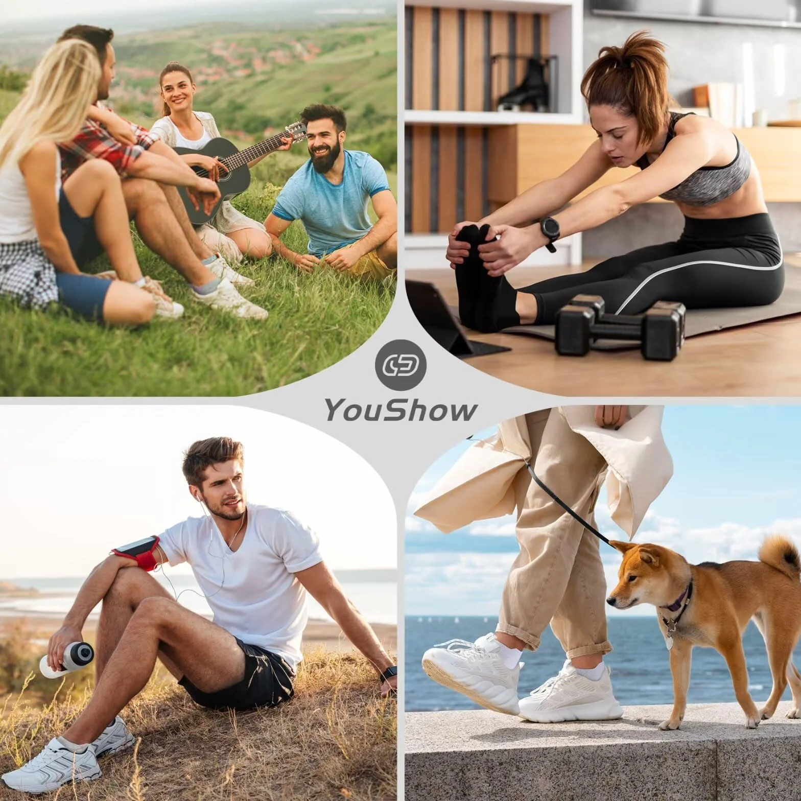 Oddychające bawełniane skarpety sportowe 10 par do sneakersów