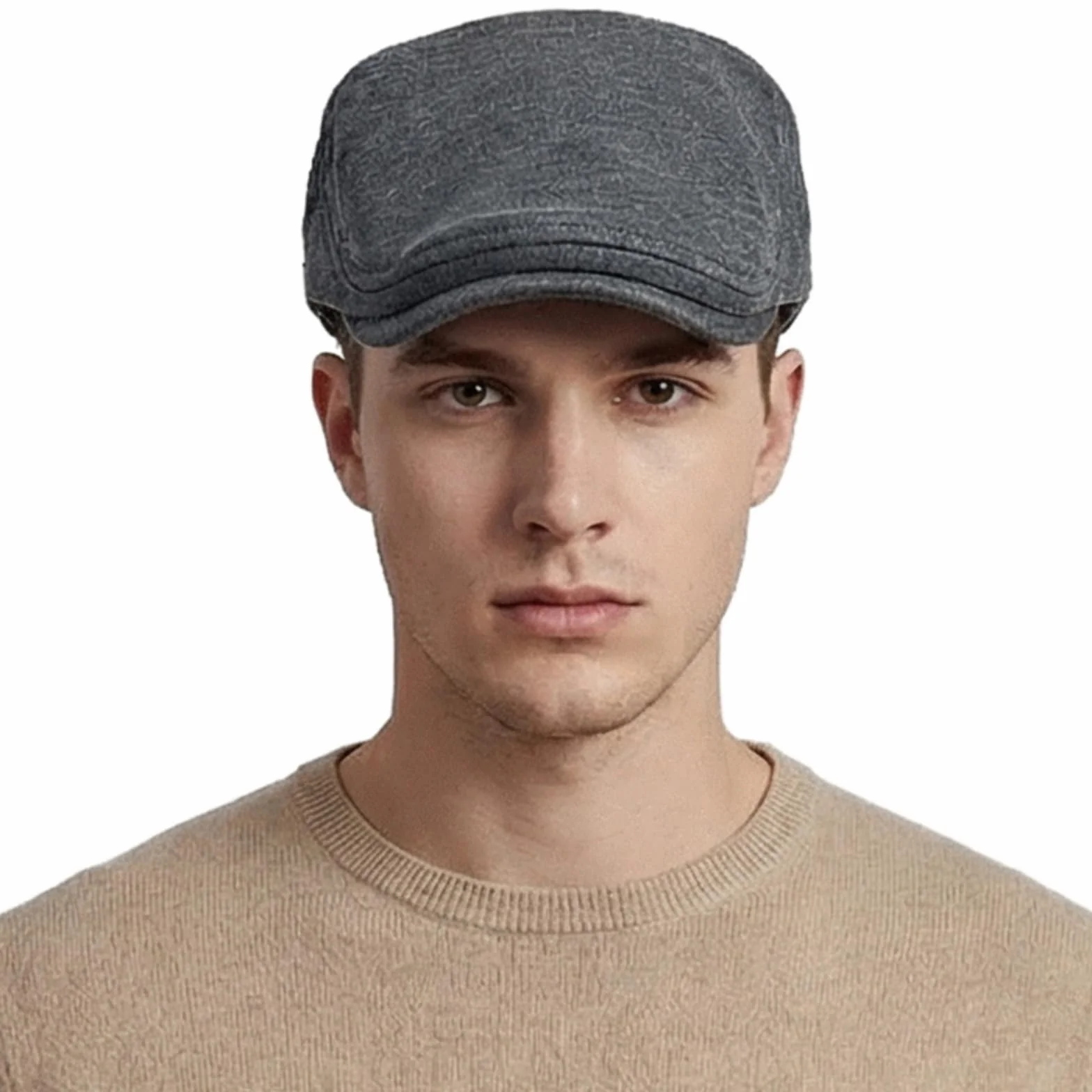 Regulowana czapka z daszkiem, męska, bawełniana czapka z daszkiem, beret Gatsby Newsboy Cap