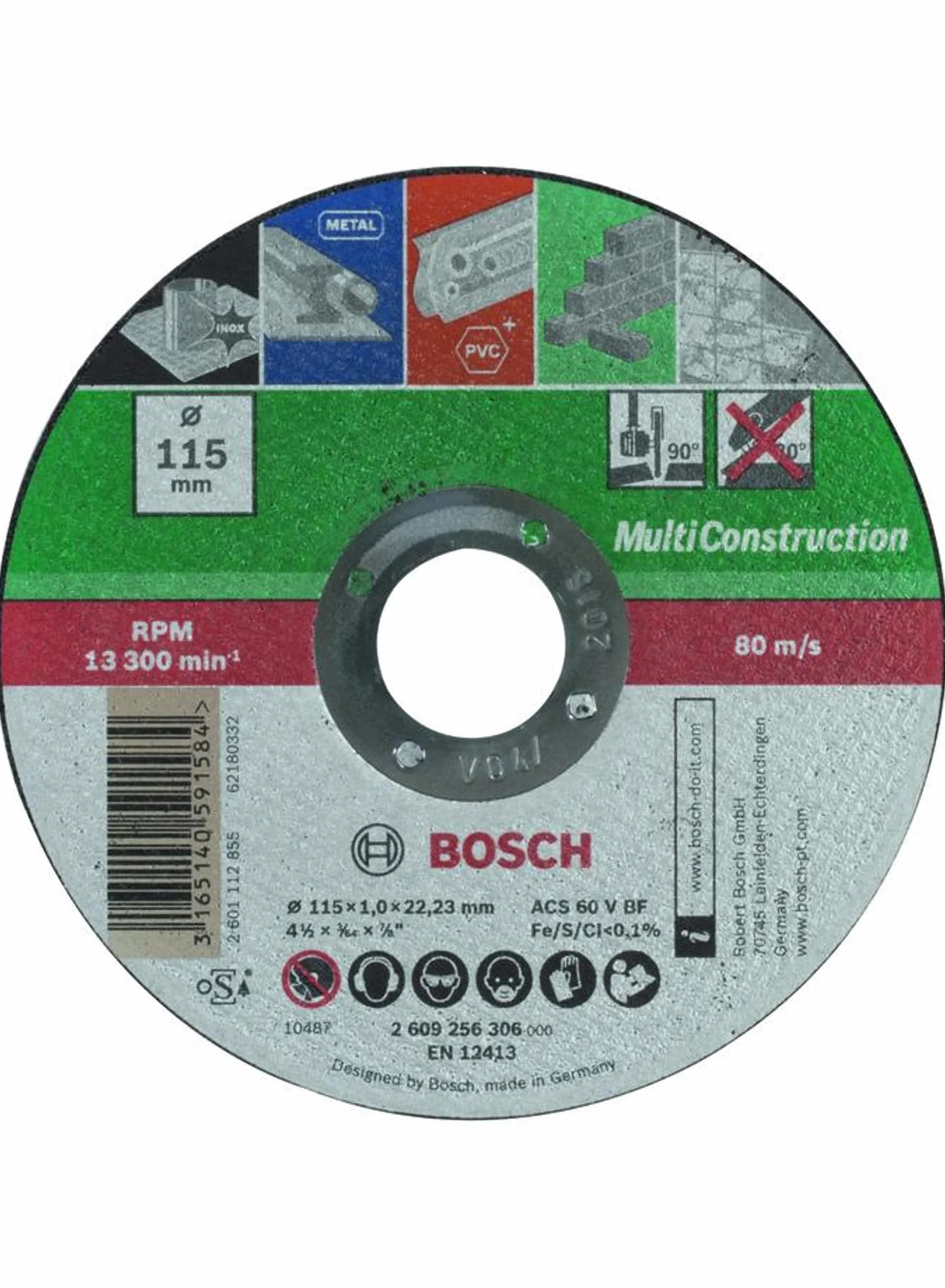 Bosch Accessories TARCZA TNĄCA Ø 115 X22,23 X1,0MM PROSTA