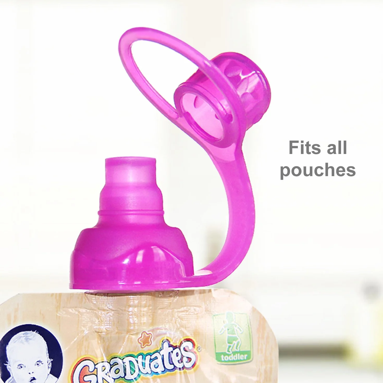 ChooMee SoftSip Food Pouch Topy | 4 kolory + białe etui | Zapobiegaj pilom i chroń dzieci usta