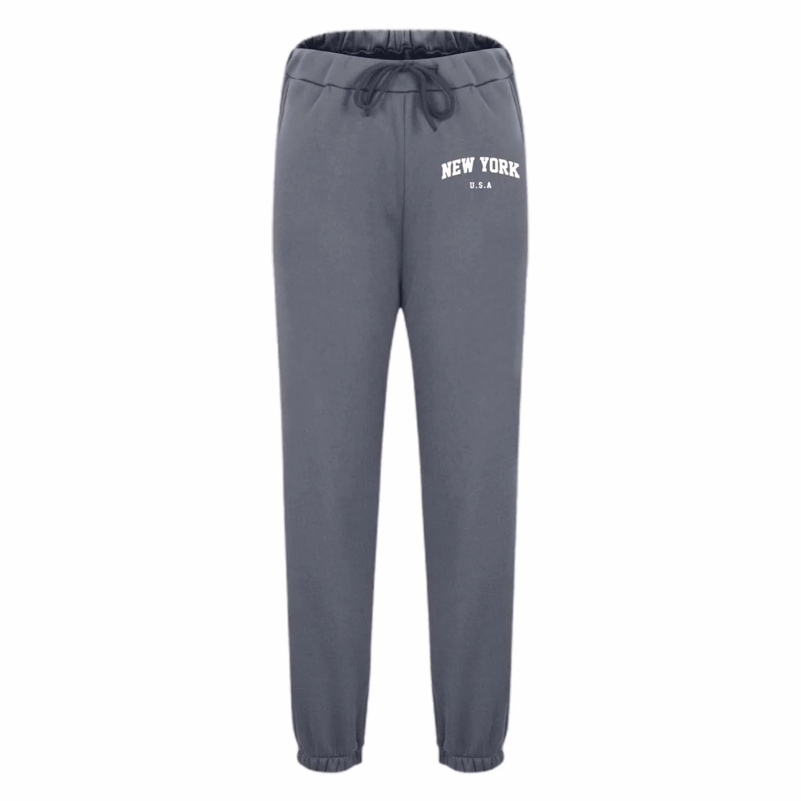 Męski dres do joggingu New York Logo zestaw bluza z kapturem i spodnie Y2K długi rękaw