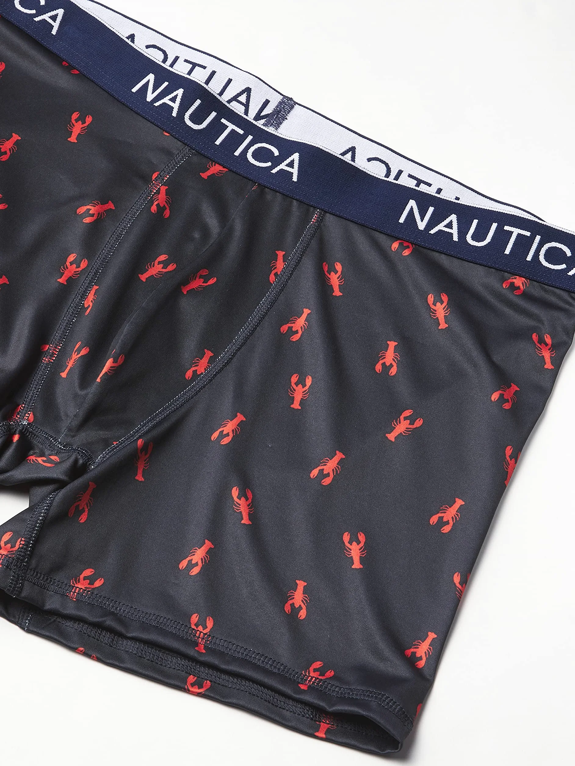 Nautica Krótkie bokserki Mężczyźni 4 Pack Micro Boxer Brief